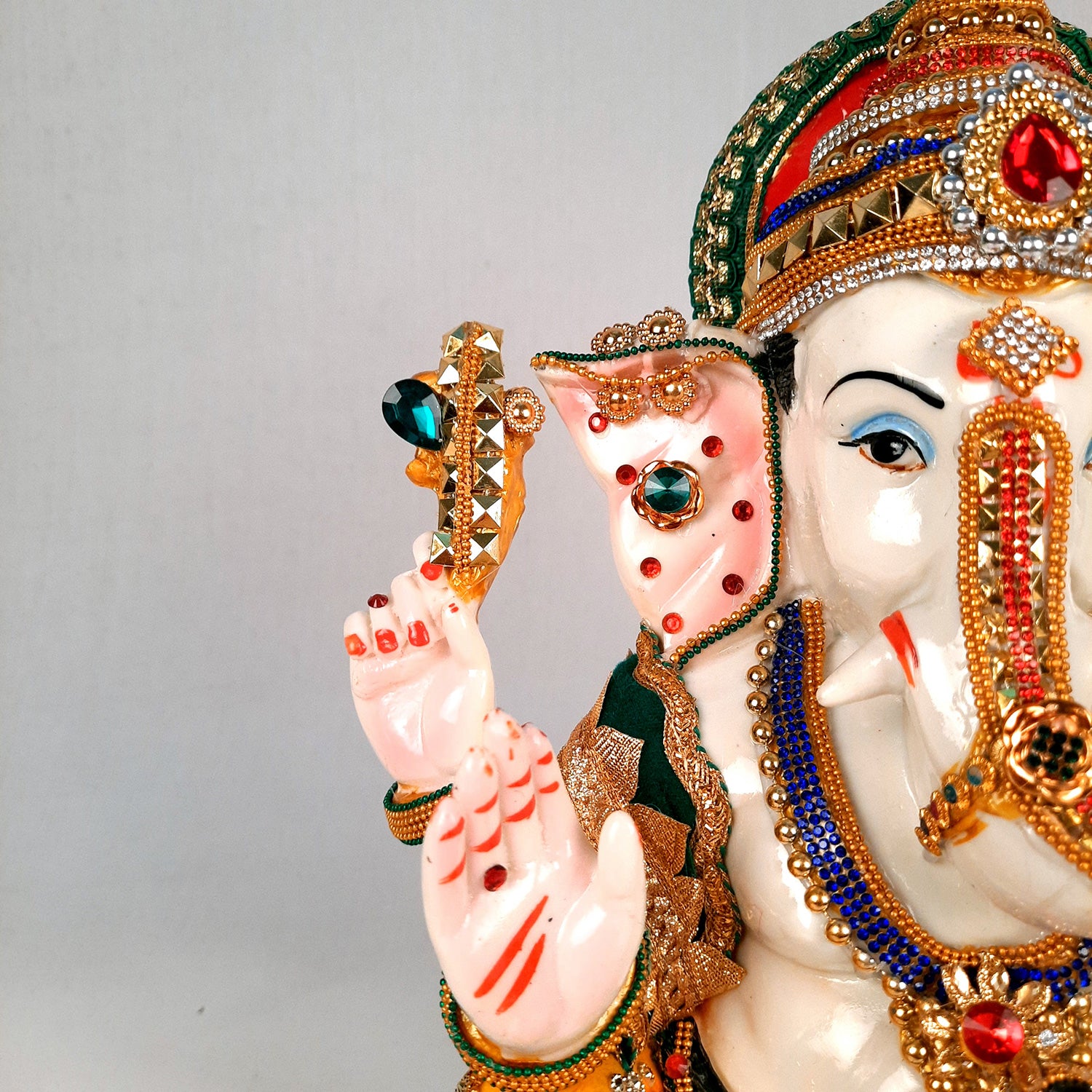 Lord Ganesha Murti | Ganesh Murti for Ganesh Chaturthi - 13 Inch- Apkamart