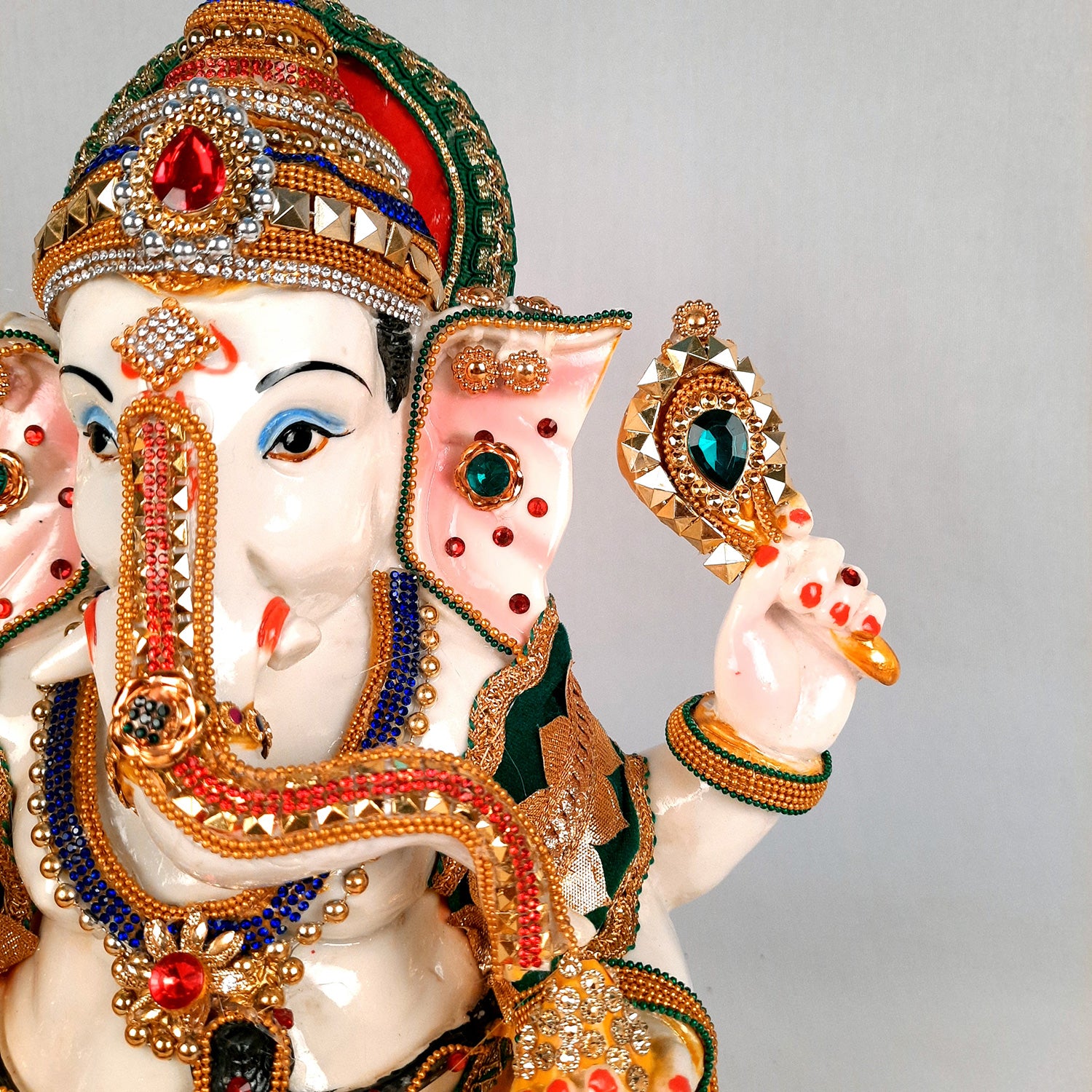 Lord Ganesha Murti | Ganesh Murti for Ganesh Chaturthi - 13 Inch- Apkamart
