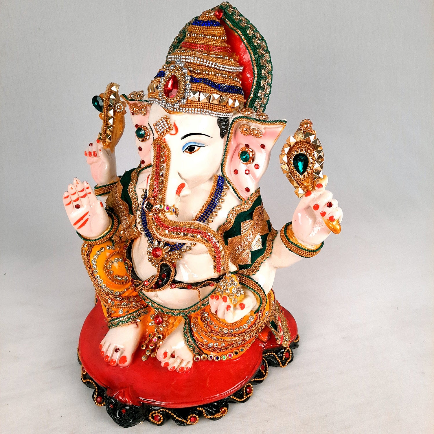 Lord Ganesha Murti | Ganesh Murti for Ganesh Chaturthi - 13 Inch- Apkamart