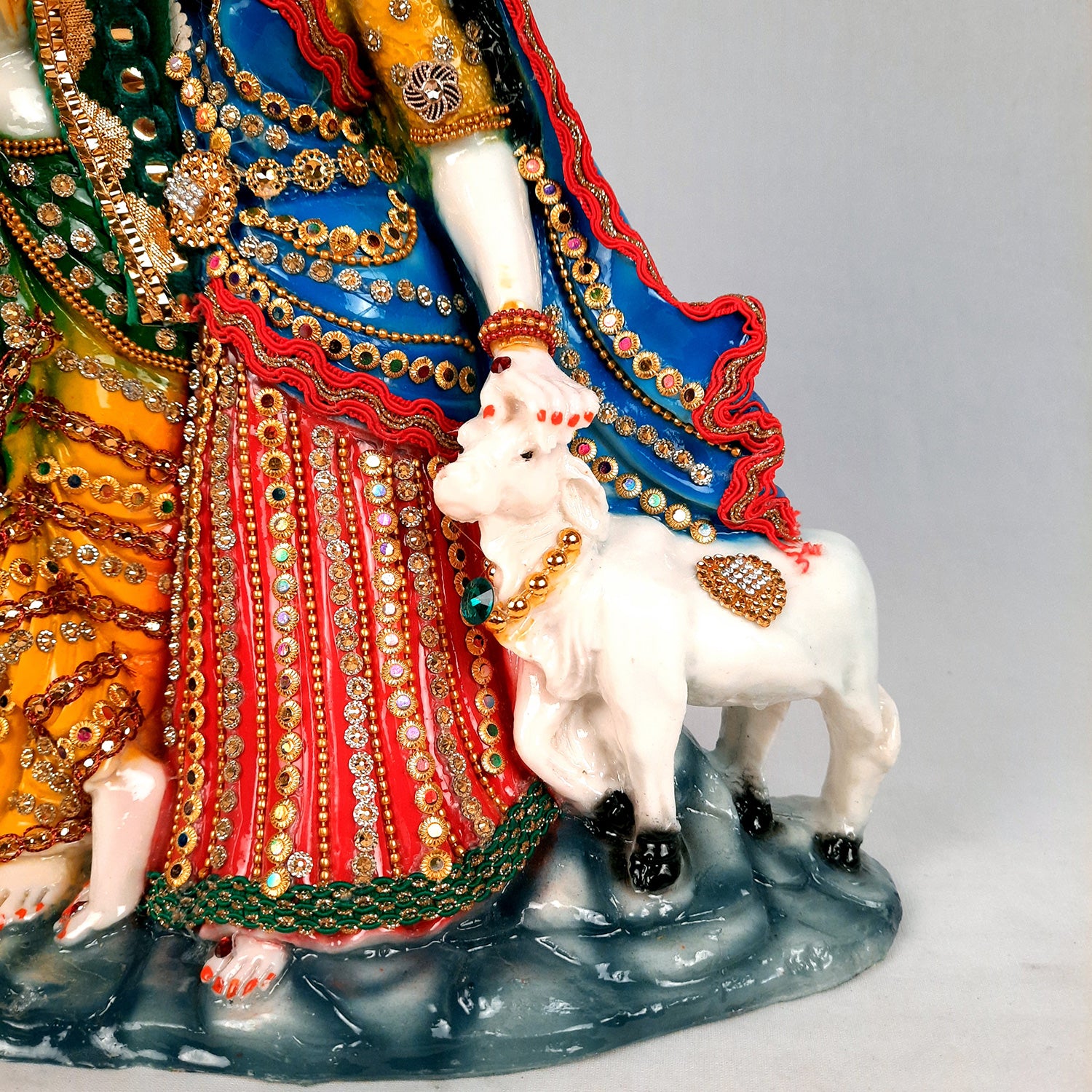 Radha Krishna Statue - For Wedding gifts & Home Decor - 14 Inches- Apkamart