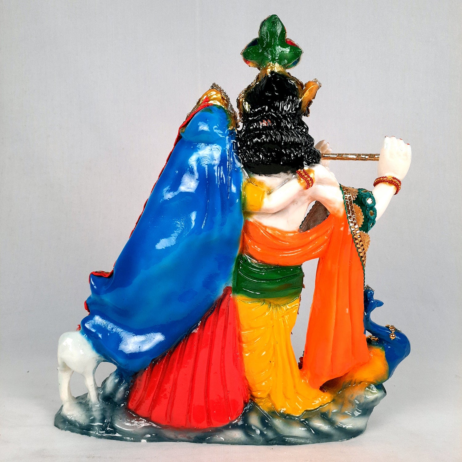 Radha Krishna Statue - For Wedding gifts & Home Decor - 14 Inches- Apkamart