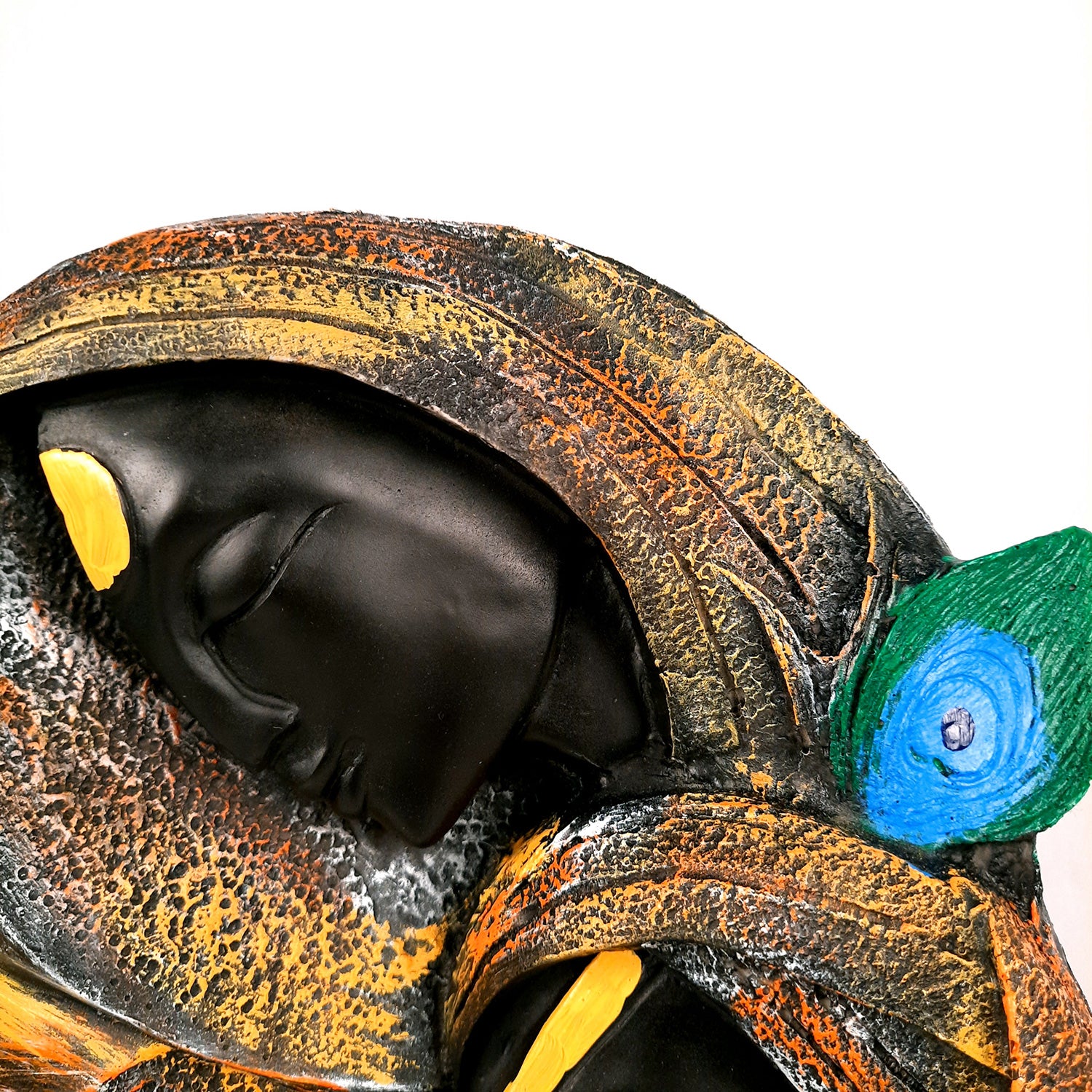 Radha Krishna Statue - For Living Room & Gifts - 15 Inch- Apkamart #Color_Black