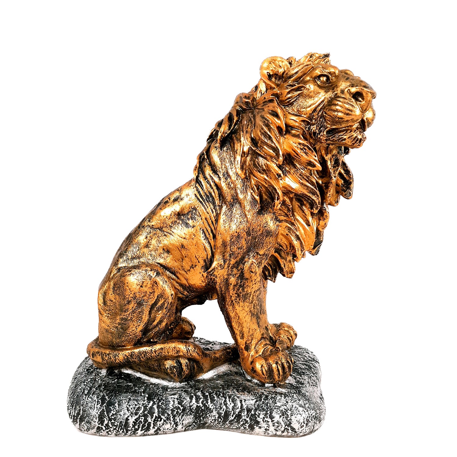 Lion Showpiece - Decorative Showpiece for Table & Office Decor - 12 Inches- Apkamart
