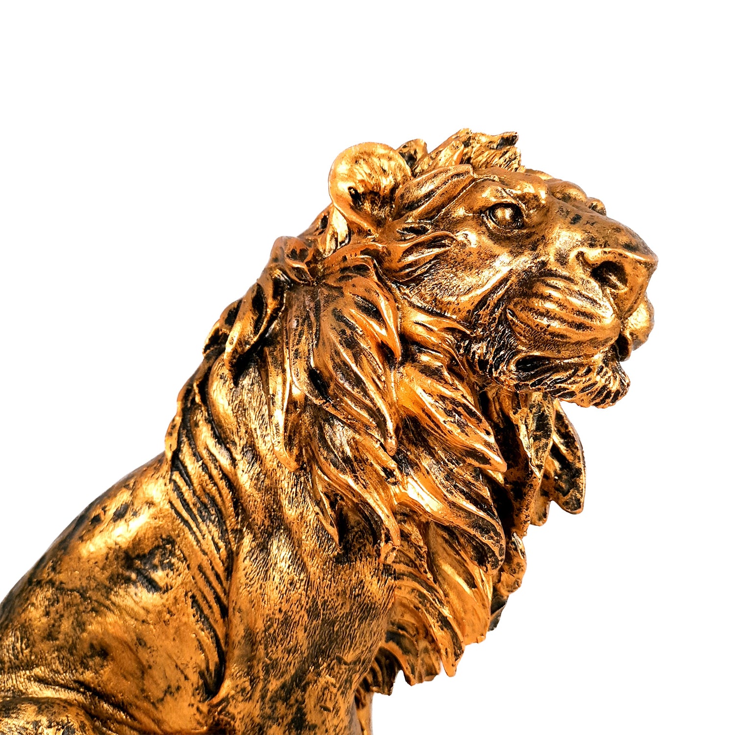 Lion Showpiece - Decorative Showpiece for Table & Office Decor - 12 Inches- Apkamart