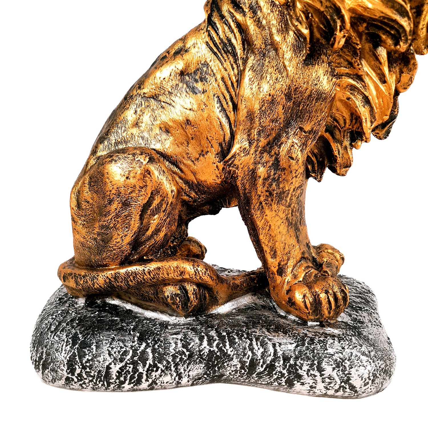Lion Showpiece - Decorative Showpiece for Table & Office Decor - 12 Inches- Apkamart