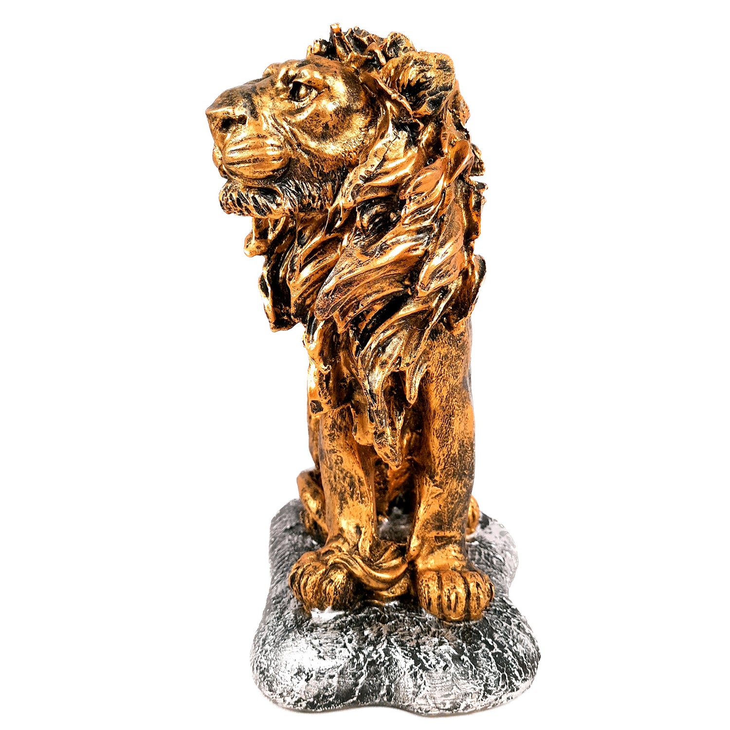 Lion Showpiece - Decorative Showpiece for Table & Office Decor - 12 Inches- Apkamart