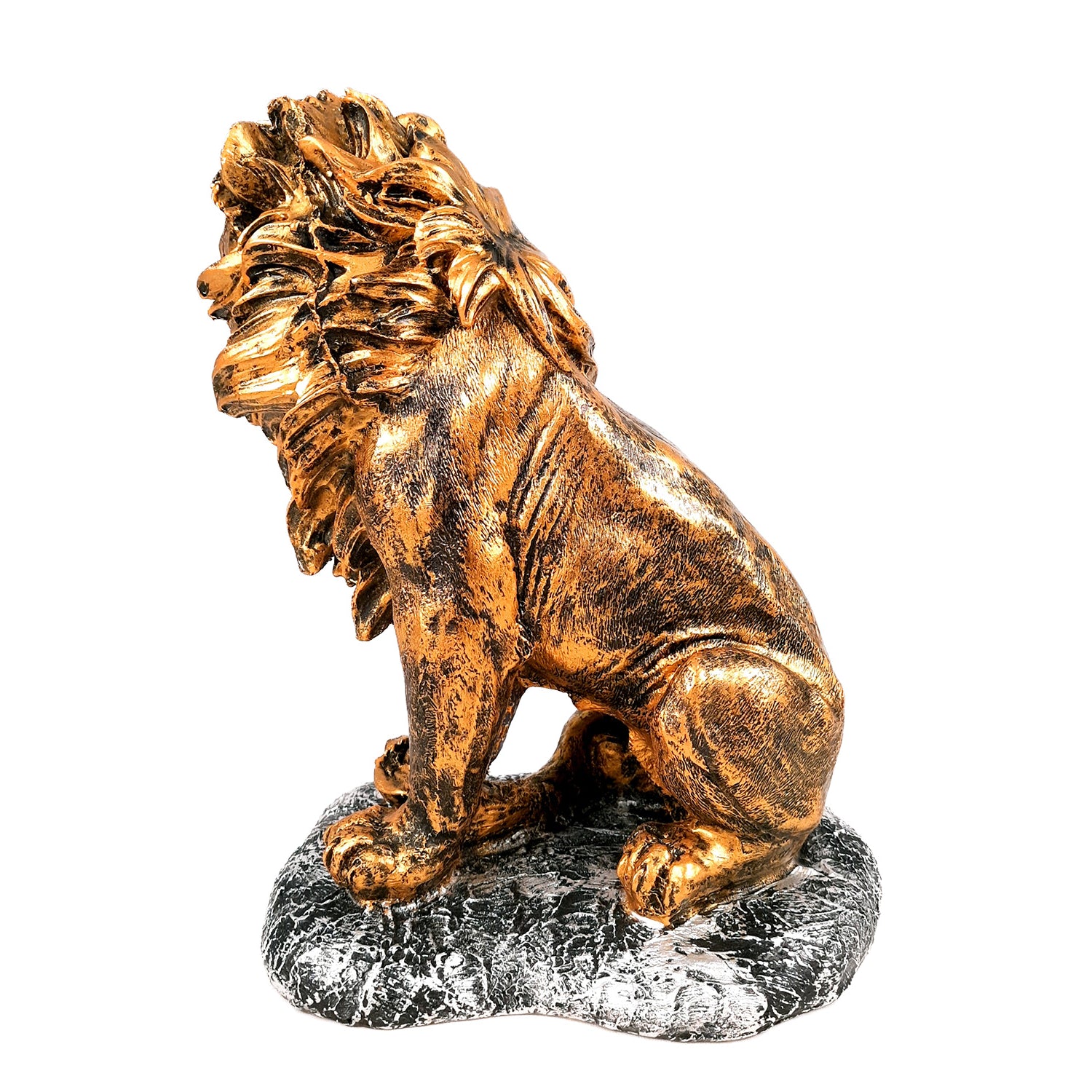 Lion Showpiece - Decorative Showpiece for Table & Office Decor - 12 Inches- Apkamart