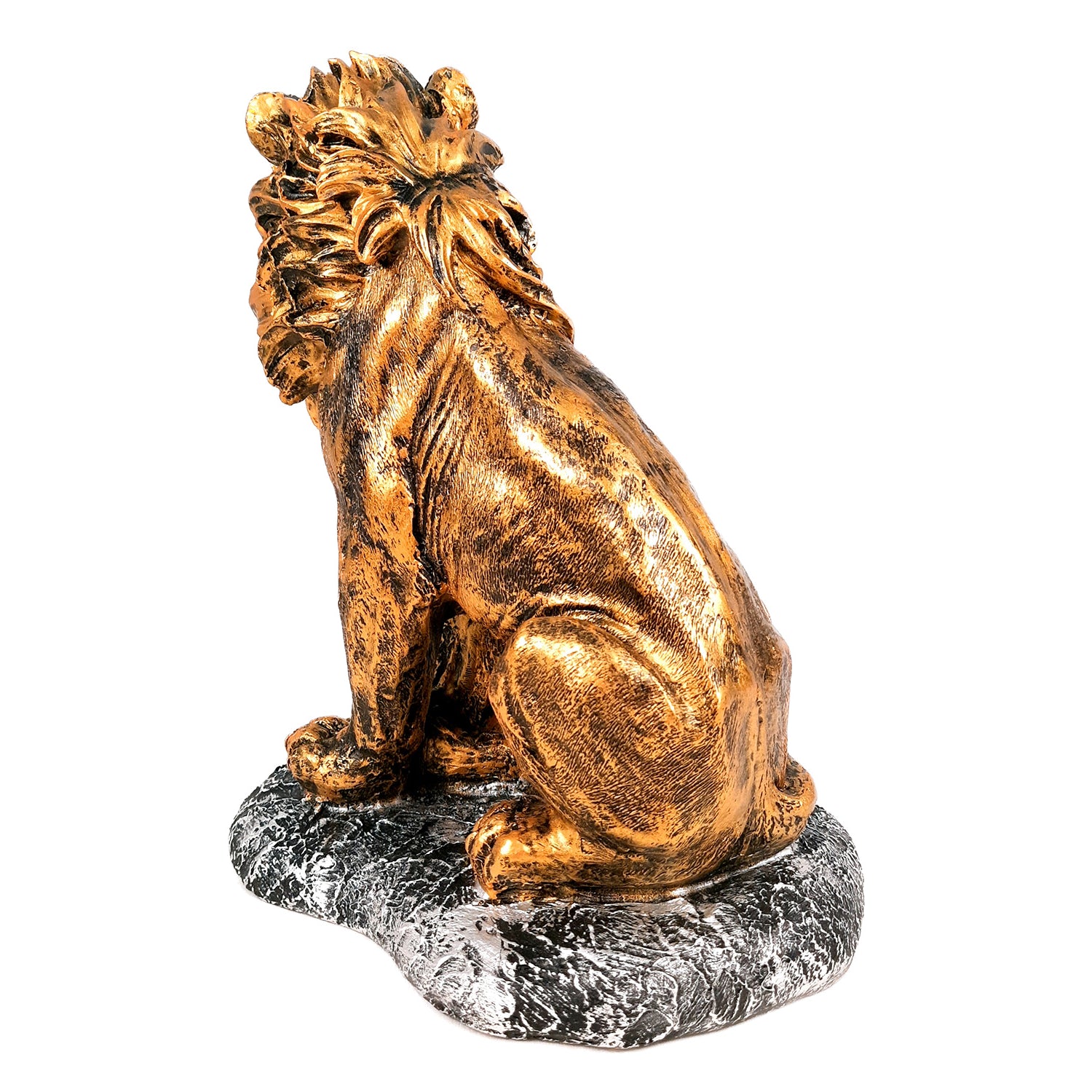 Lion Showpiece - Decorative Showpiece for Table & Office Decor - 12 Inches- Apkamart