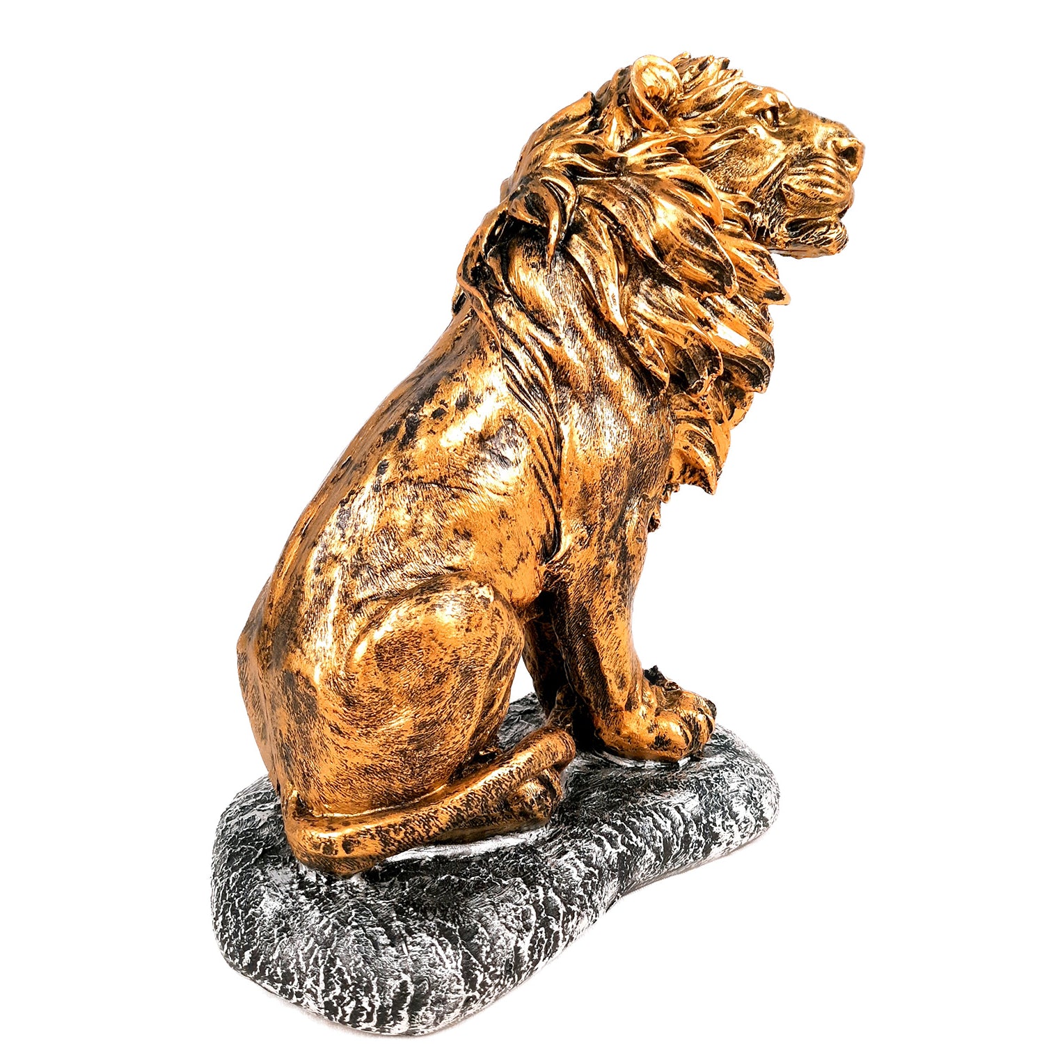 Lion Showpiece - Decorative Showpiece for Table & Office Decor - 12 Inches- Apkamart