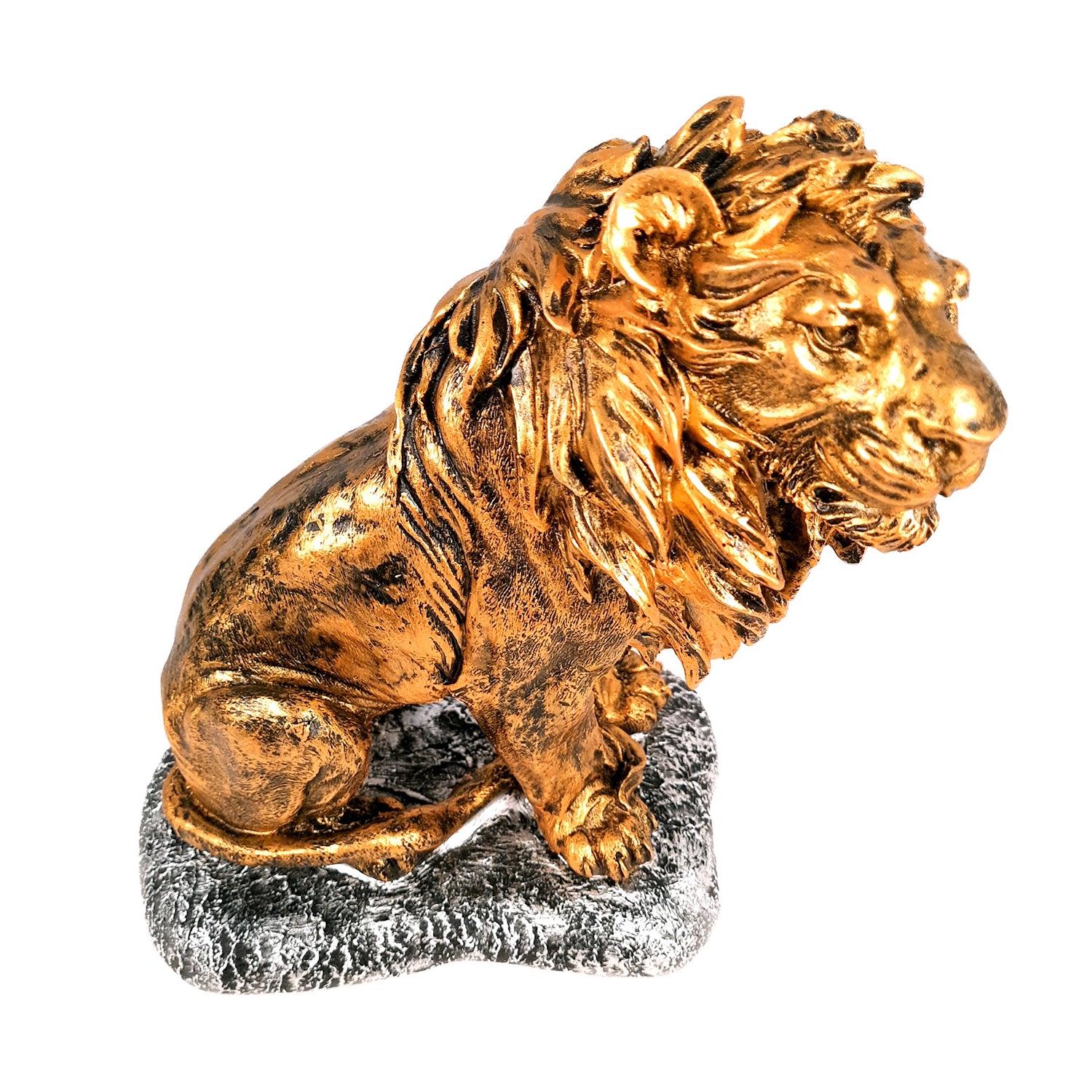 Lion Showpiece - Decorative Showpiece for Table & Office Decor - 12 Inches- Apkamart
