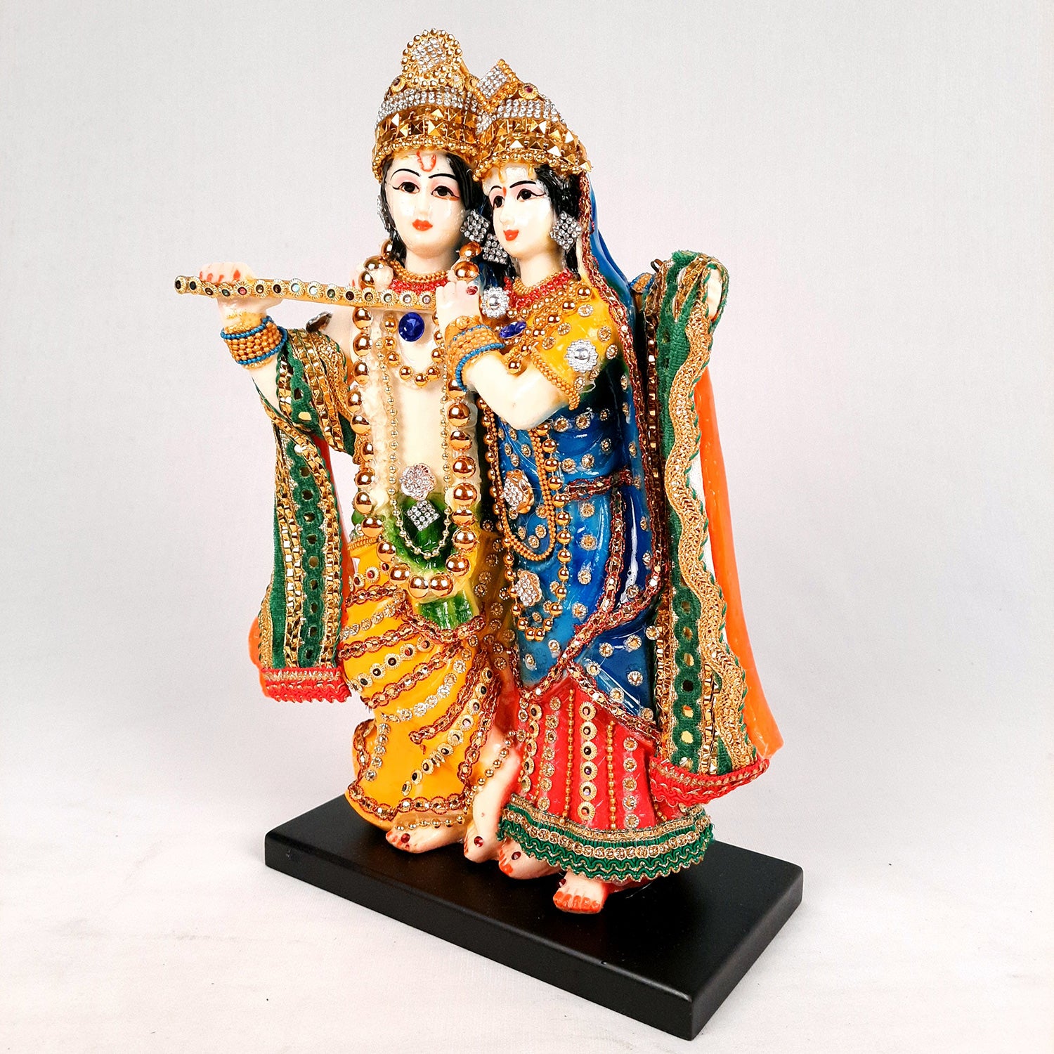 Radha Krishna Idol -Radha Krishna Murti for Gift -12 Inch- Apkamart
