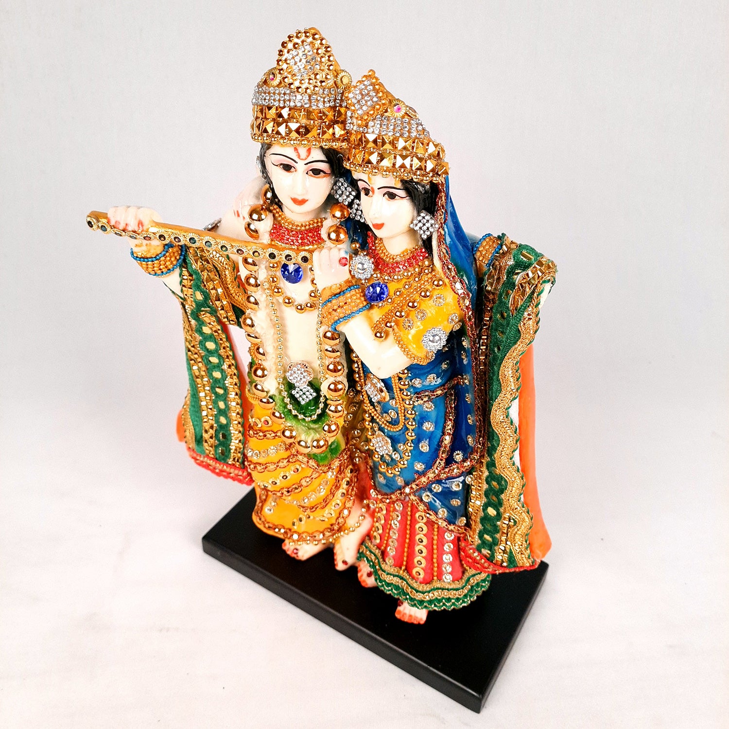 Radha Krishna Idol -Radha Krishna Murti for Gift -12 Inch- Apkamart