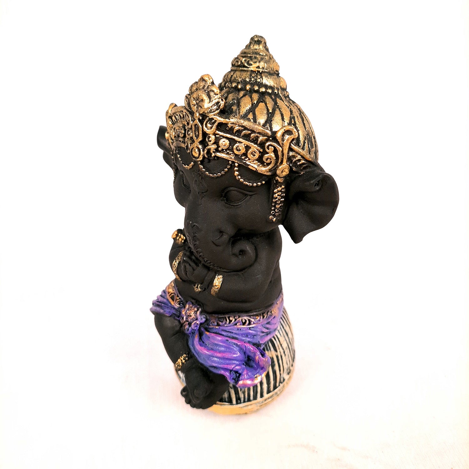 Cute Ganesha Statue - Ganesh Idol for Home - 6 Inch- Apkamart