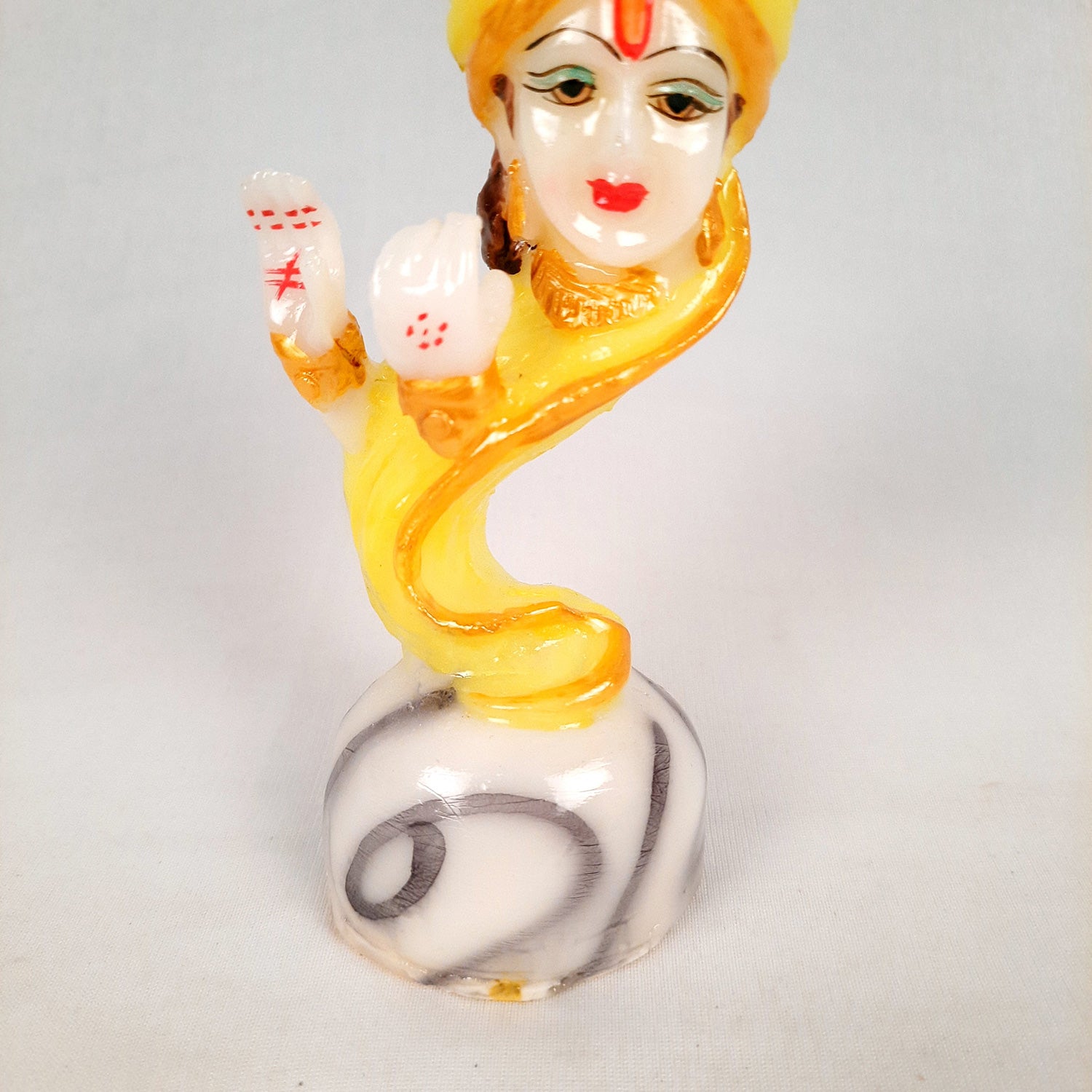 Lord Krishna Statue - for Home & for Car Dashboard - 6 Inch-Apkamart #Color_Green