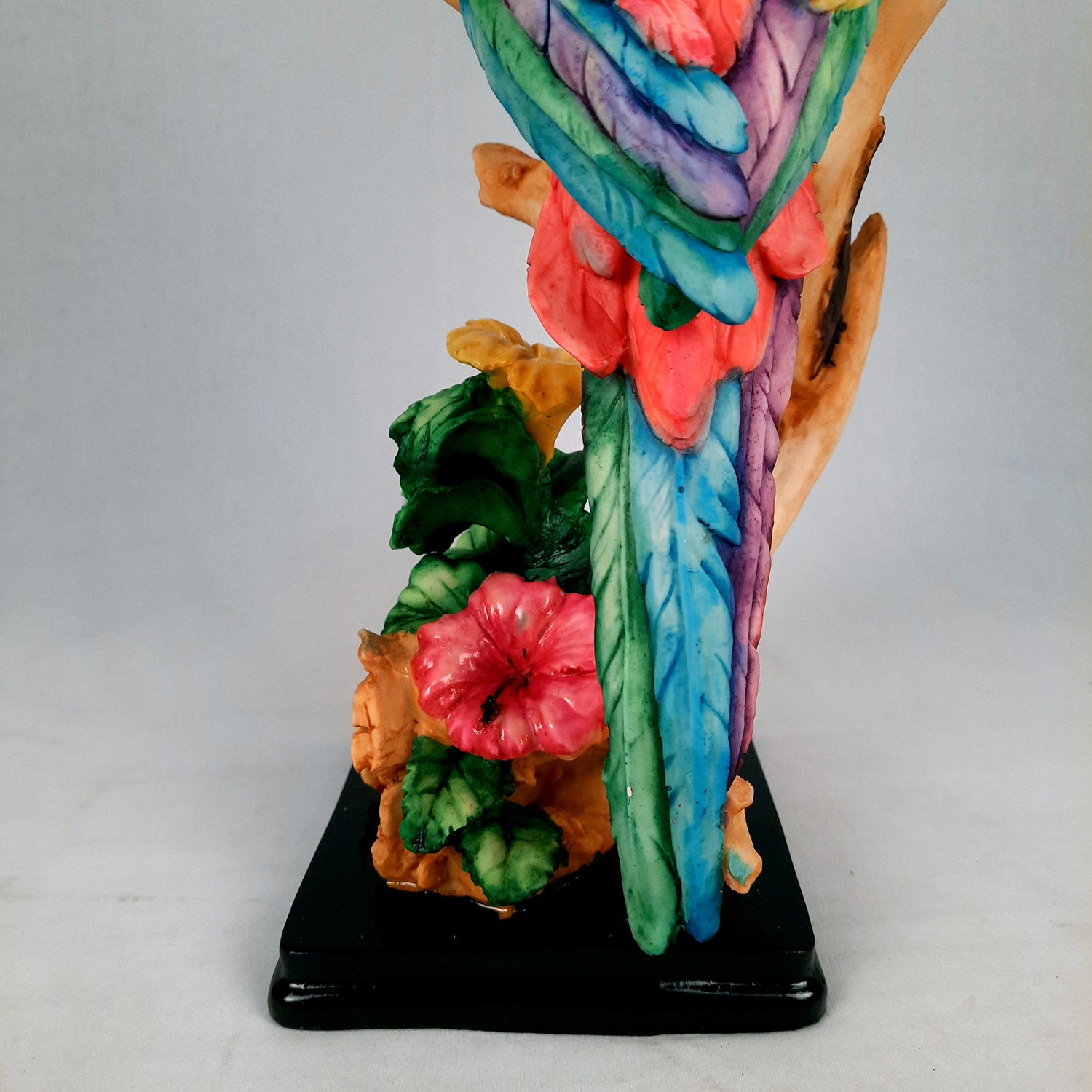 Parrot Showpiece | Animal Figurine - For Table Decor & Gifts - 16 Inch- Apkamart # Color_Red