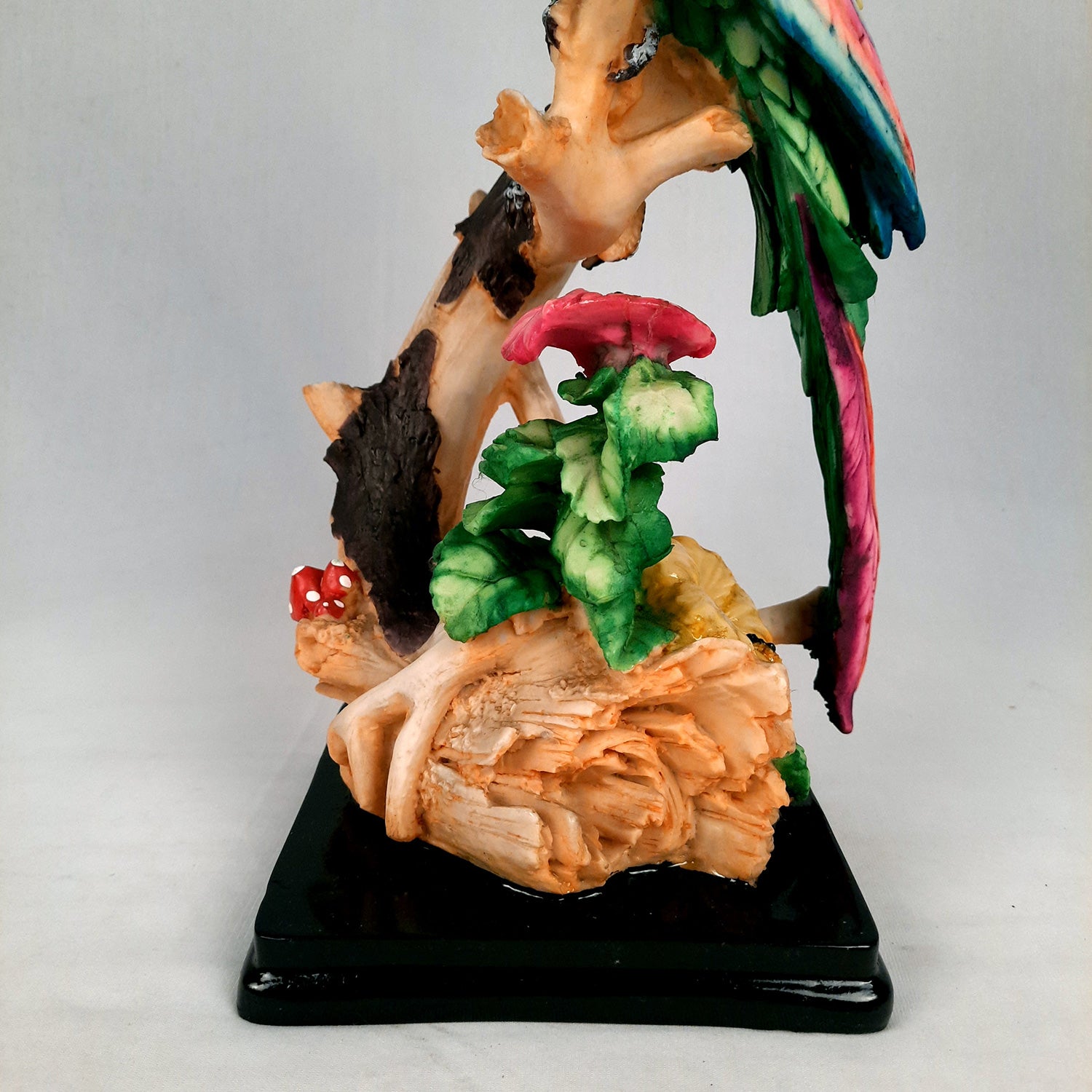 Parrot Showpiece | Animal Figurine - For Table Decor & Gifts - 16 Inch- Apkamart # Color_Green
