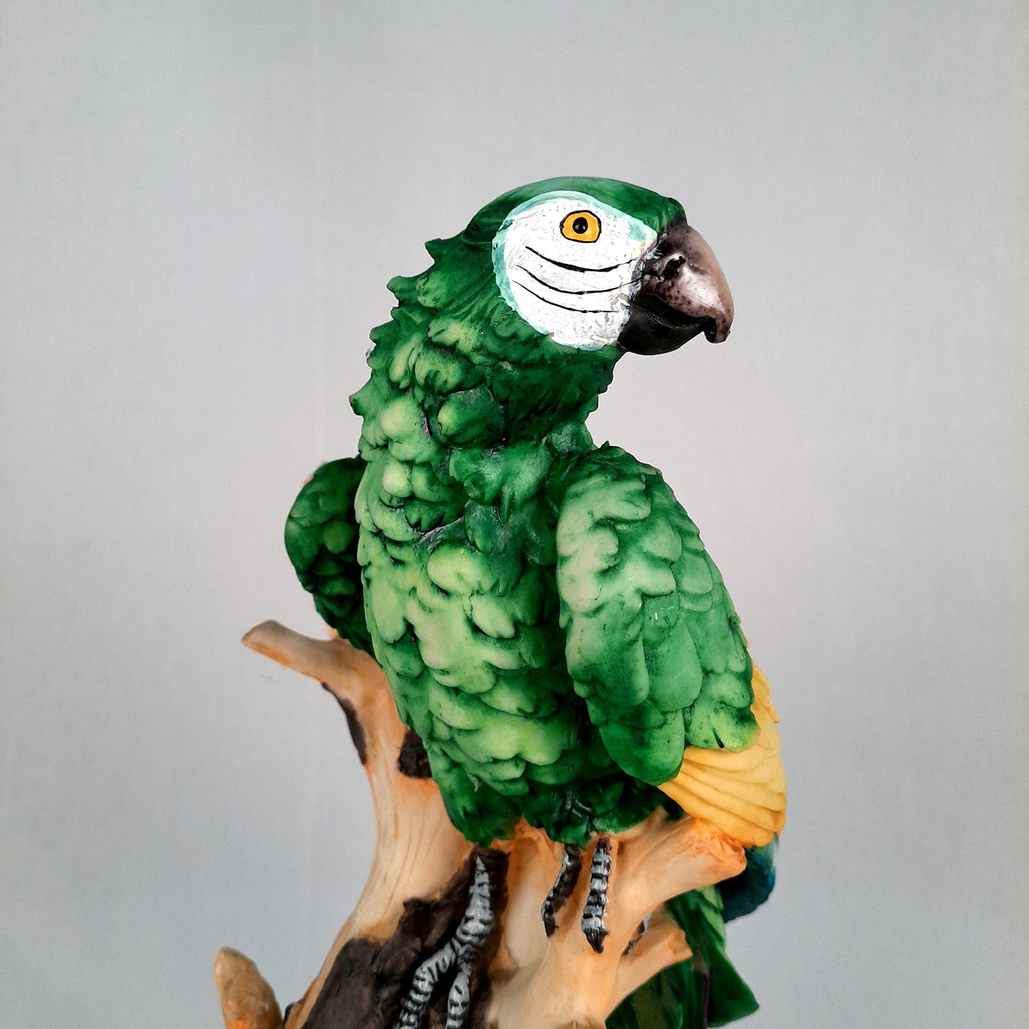 Parrot Showpiece | Animal Figurine - For Table Decor & Gifts - 16 Inch- Apkamart # Color_Green