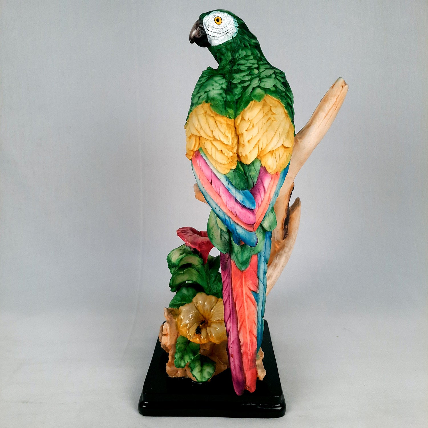 Parrot Showpiece | Animal Figurine - For Table Decor & Gifts - 16 Inch- Apkamart # Color_Green