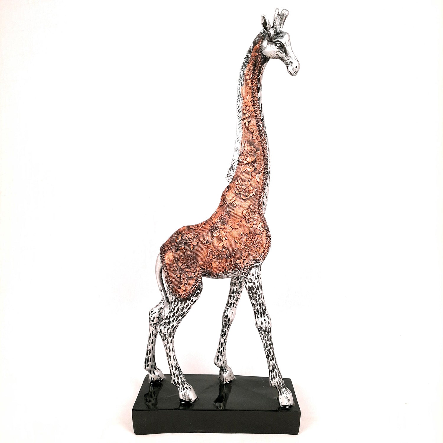 Giraffe Set Showpiece - For Home Decor & Gifts - 15 Inch (Set of 2)- Apkamart