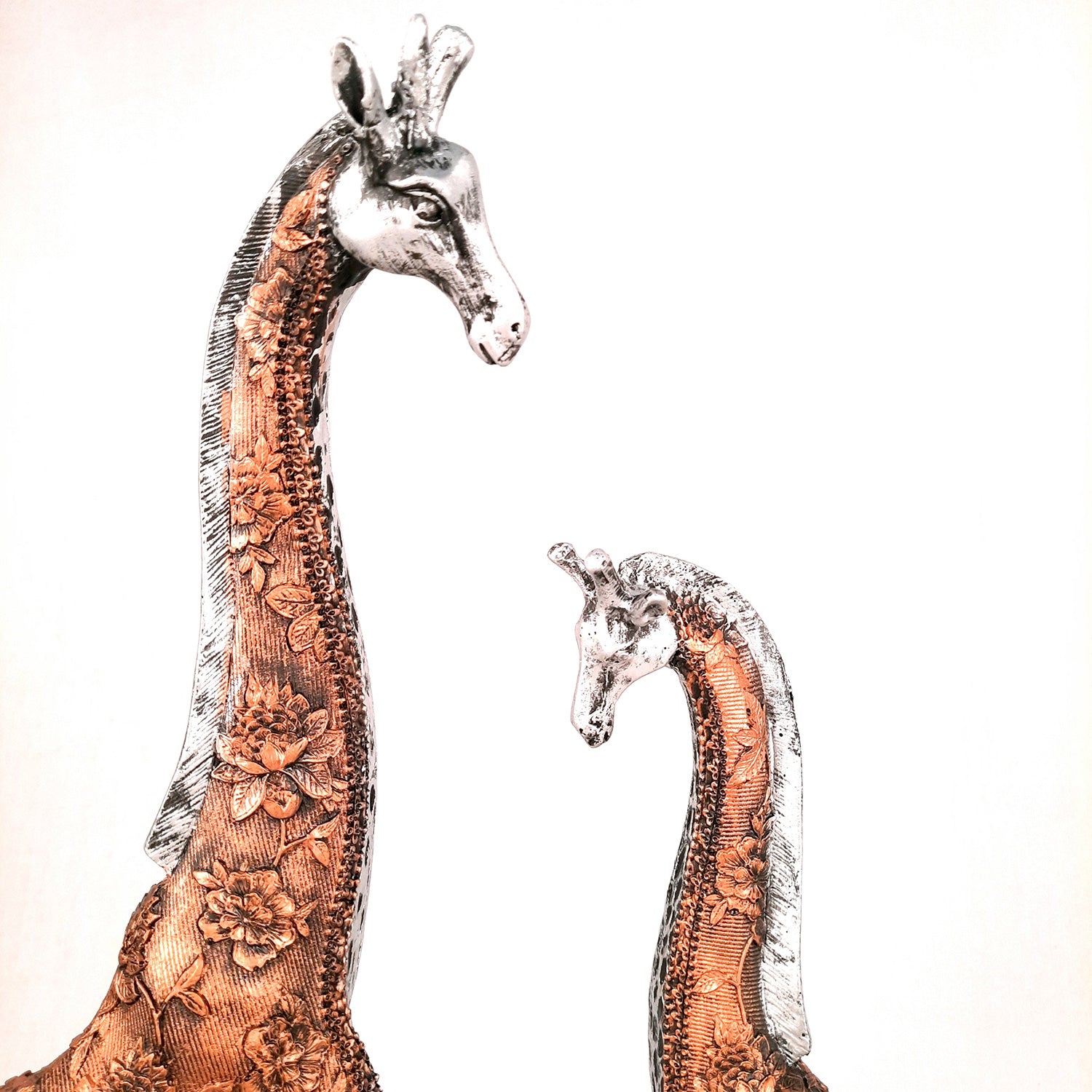 Giraffe Set Showpiece - For Home Decor & Gifts - 15 Inch (Set of 2)- Apkamart
