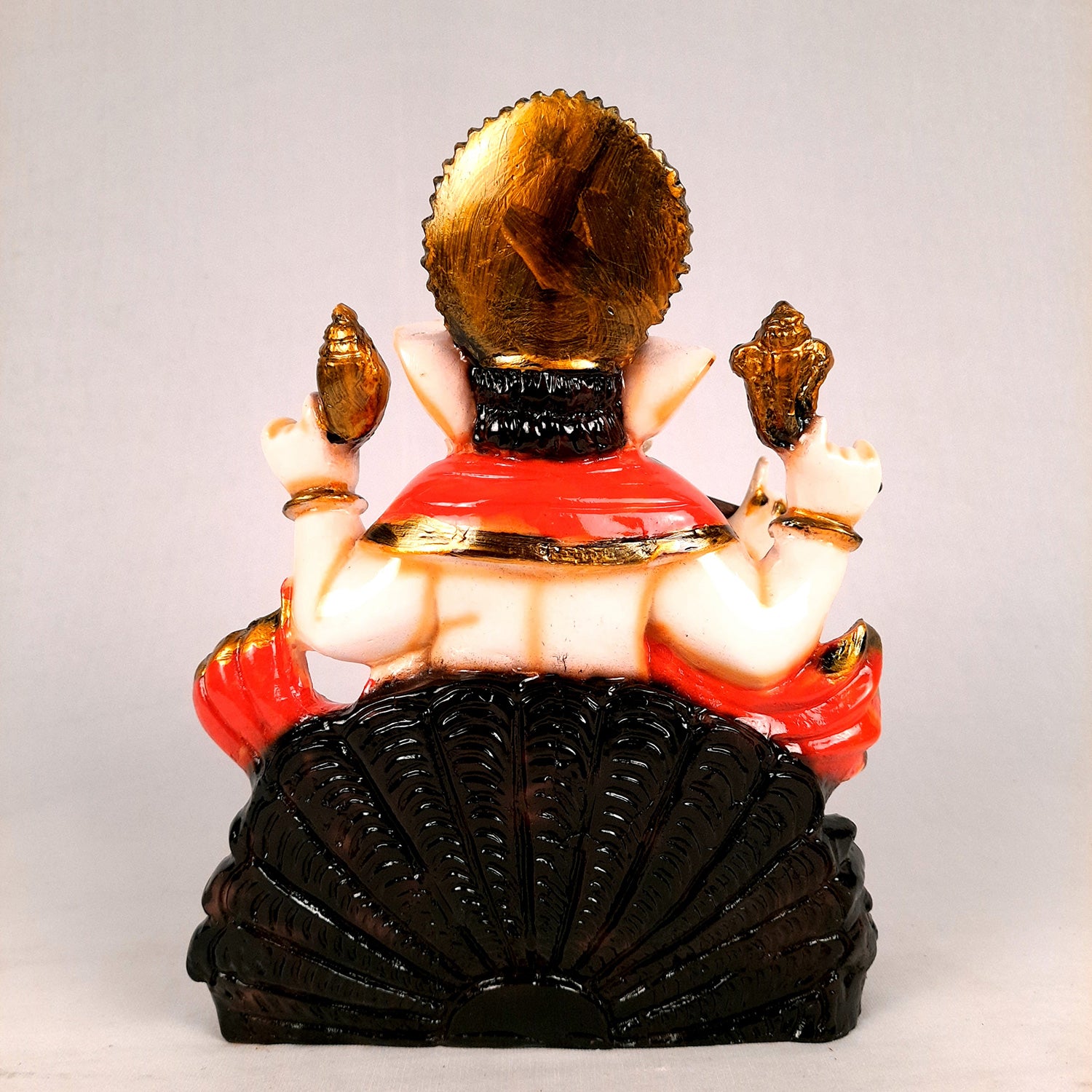 Ganesh Murti | Ganpati Idol with Bansuri for Home & Pooja - 9 Inch- apkamart