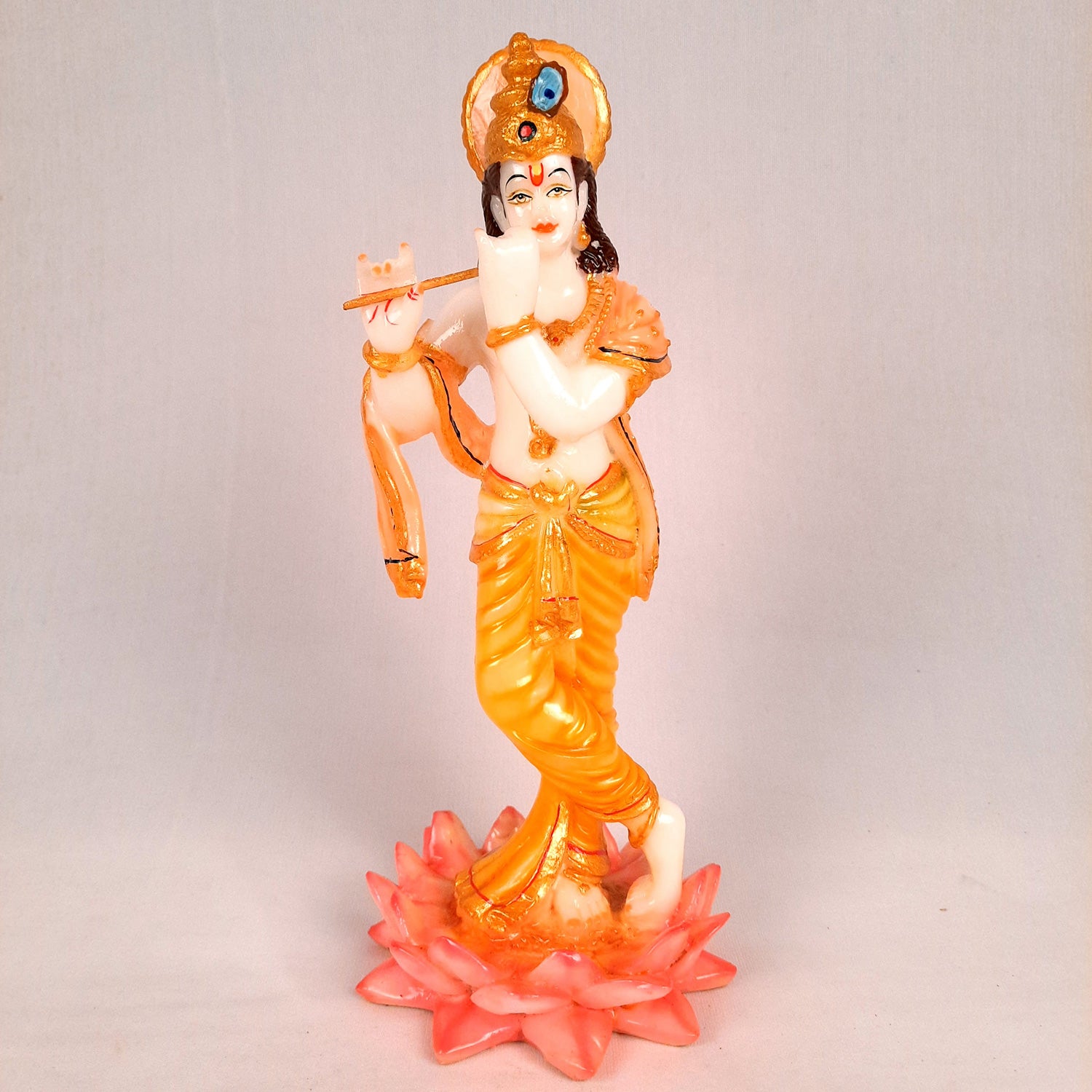 Krishna Showpiece - For Table Decor & Living Room - 11 Inch- Apkamart