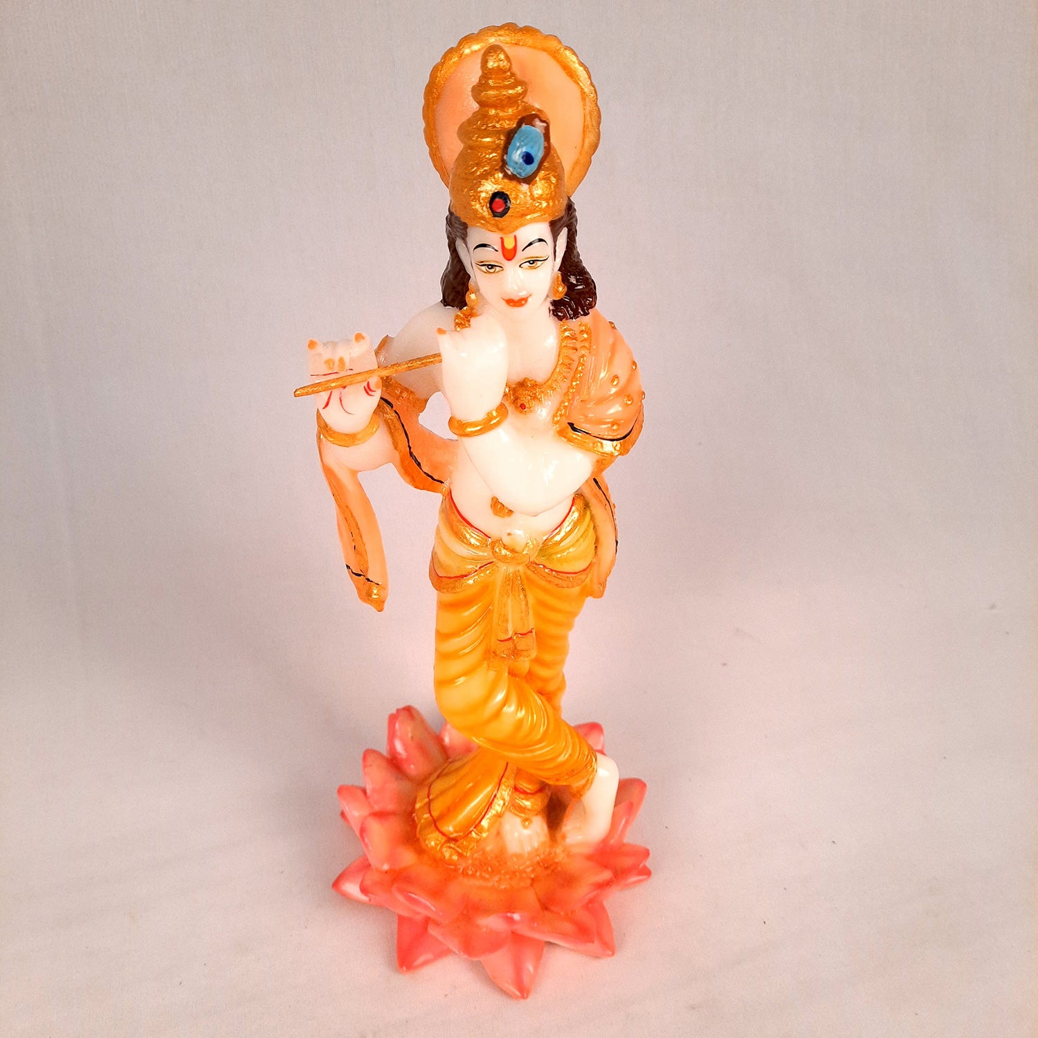 Krishna Showpiece - For Table Decor & Living Room - 11 Inch- Apkamart