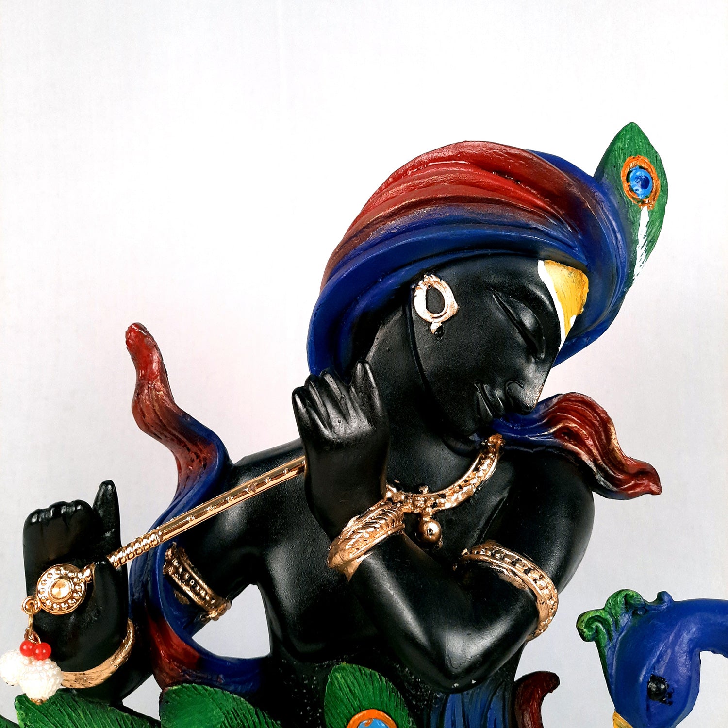 Radha Krishna Statue | Lord Krishna with Radha Idol for Home, Puja, Living Room & Office Decor | Decorative Hindu God Figurine for Spiritual & Religious Gift - 14 Inch - Apkamart #Style_Design 2