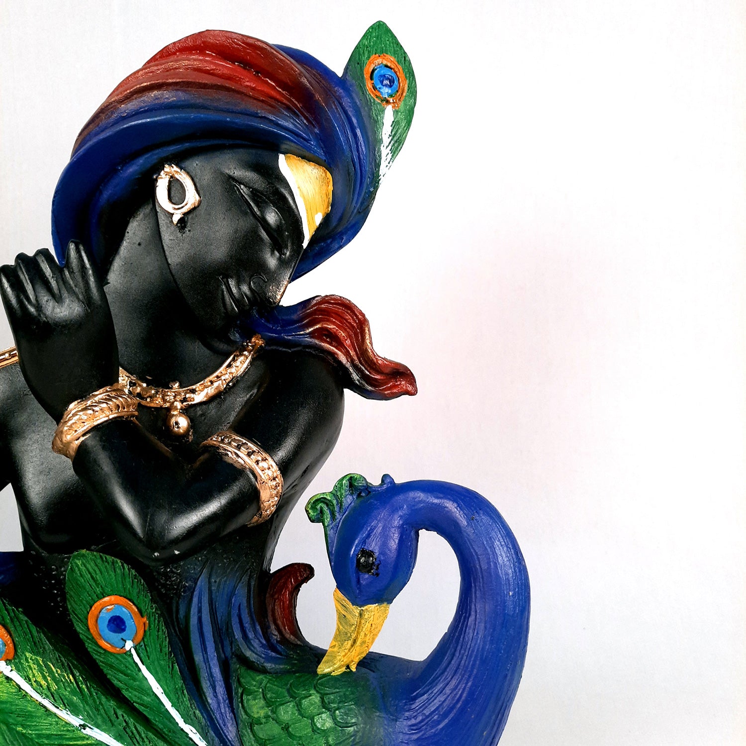 Radha Krishna Statue | Lord Krishna with Radha Idol for Home, Puja, Living Room & Office Decor | Decorative Hindu God Figurine for Spiritual & Religious Gift - 14 Inch - Apkamart #Style_Design 2