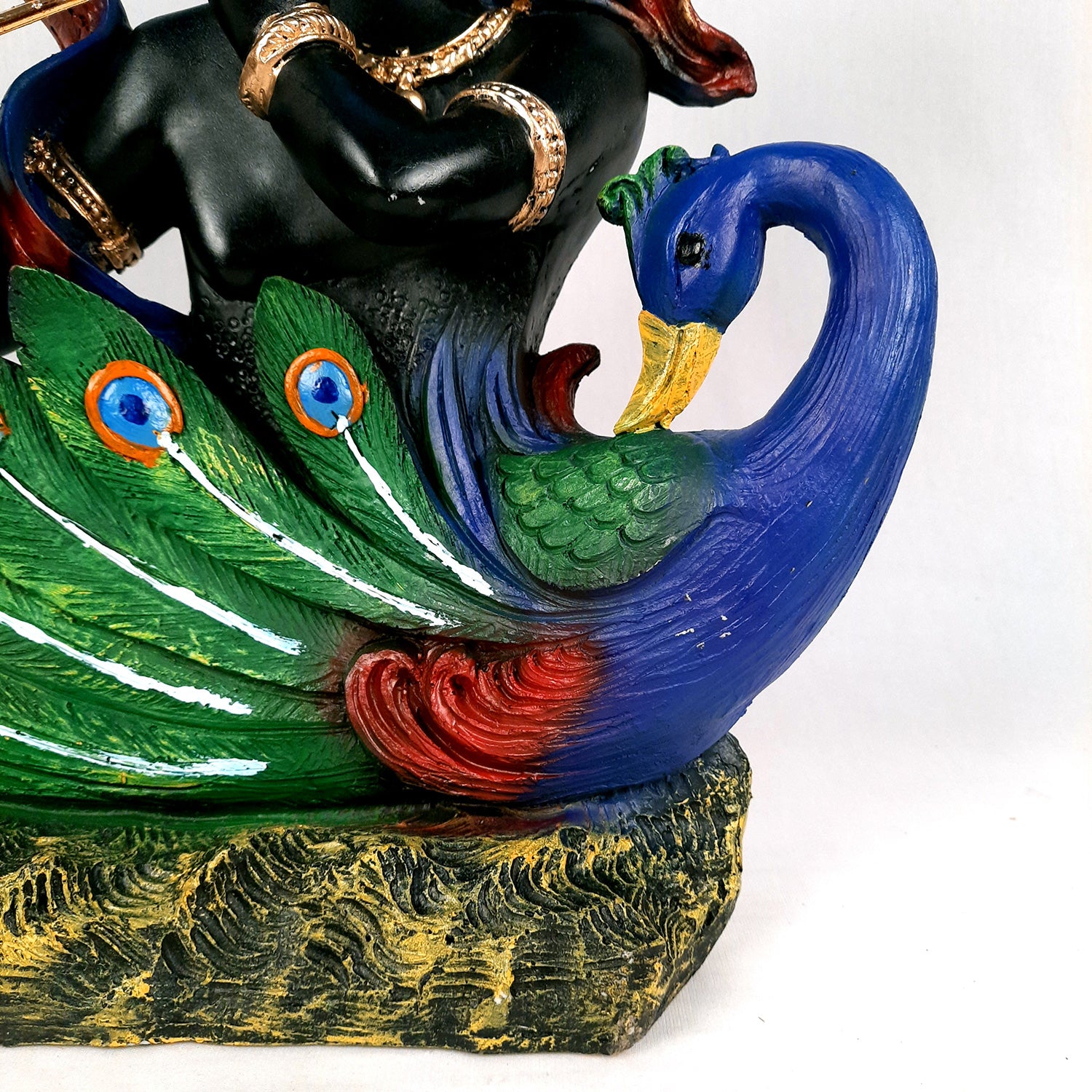 Radha Krishna Statue | Lord Krishna with Radha Idol for Home, Puja, Living Room & Office Decor | Decorative Hindu God Figurine for Spiritual & Religious Gift - 14 Inch - Apkamart #Style_Design 2