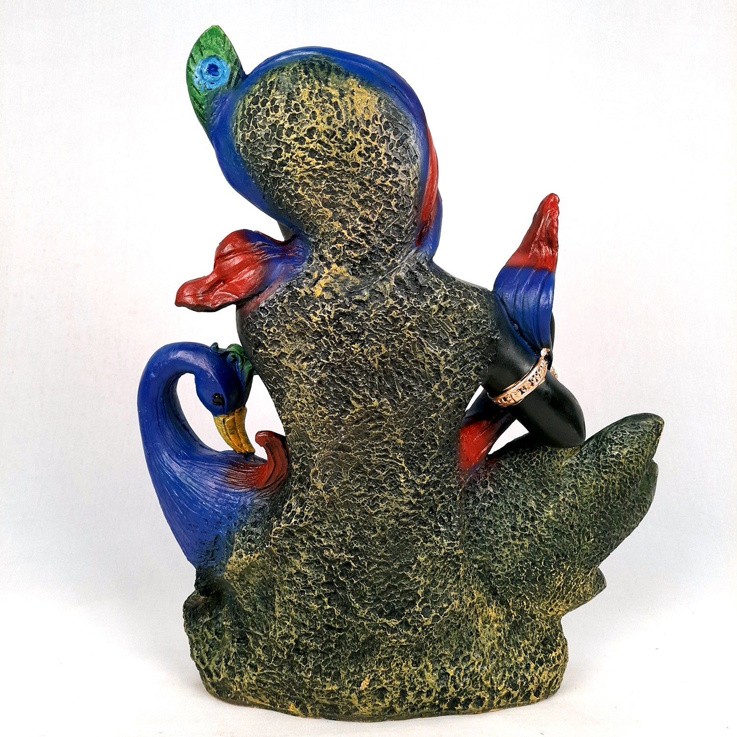 Radha Krishna Statue | Lord Krishna with Radha Idol for Home, Puja, Living Room & Office Decor | Decorative Hindu God Figurine for Spiritual & Religious Gift - 14 Inch - Apkamart #Style_Design 2