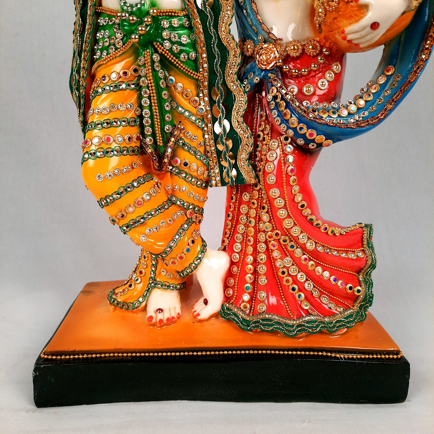 Radha Krishna Statue | Radha Krishna Idol Murti - for Gift, Home, Table, Living Room, Office, Puja Room Decoration - 15 Inch - Apkamart #Style_Design 2