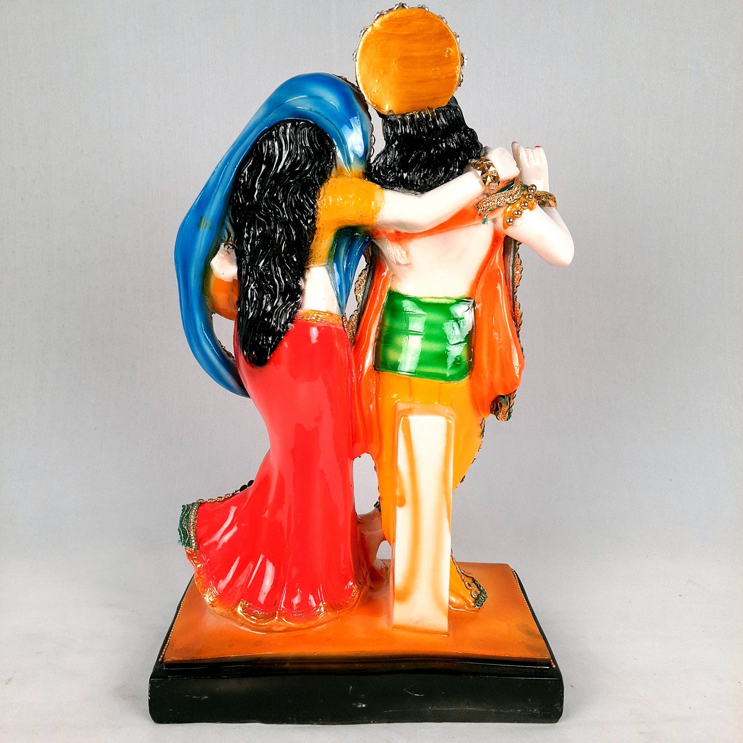 Radha Krishna Statue | Radha Krishna Idol Murti - for Gift, Home, Table, Living Room, Office, Puja Room Decoration - 15 Inch - Apkamart #Style_Design 2