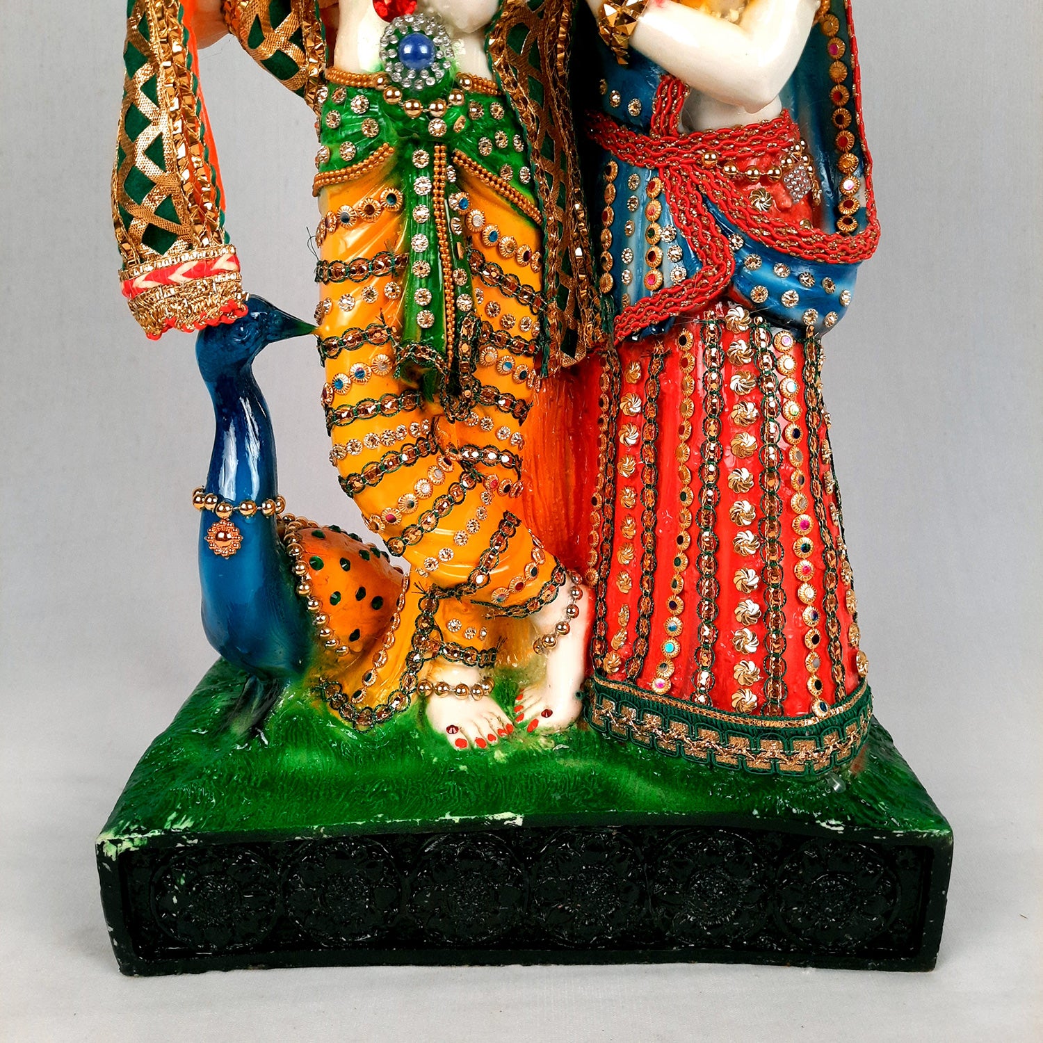 Radha Krishna Statue - Radha Krishna Murti for Home - 16 Inch- Apkamart