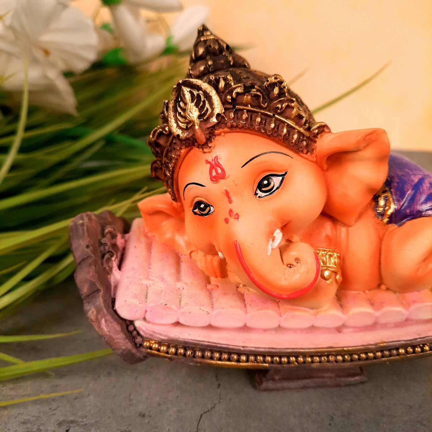 Ganesha Showpiece - Ganesh Statue for Home - 6 Inch- Apkamart