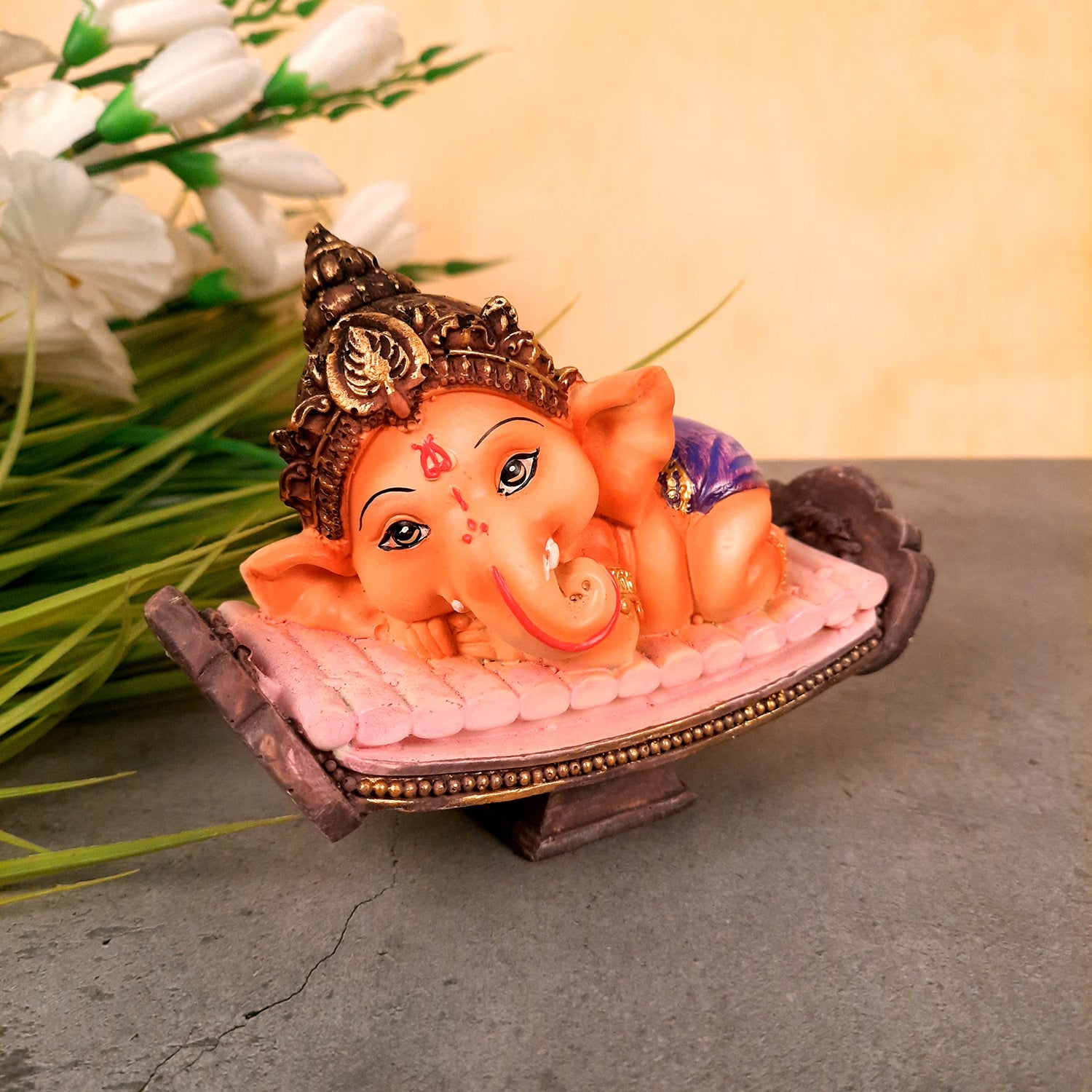 Ganesha Showpiece - Ganesh Statue for Home - 6 Inch- Apkamart