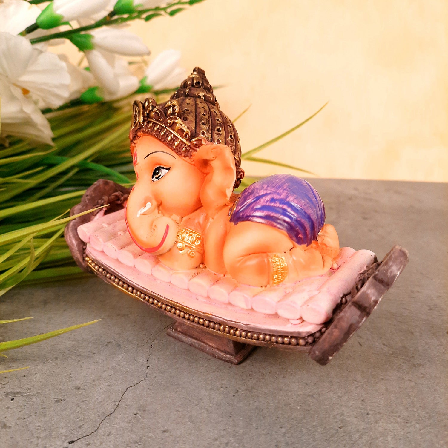 Ganesha Showpiece - Ganesh Statue for Home - 6 Inch- Apkamart