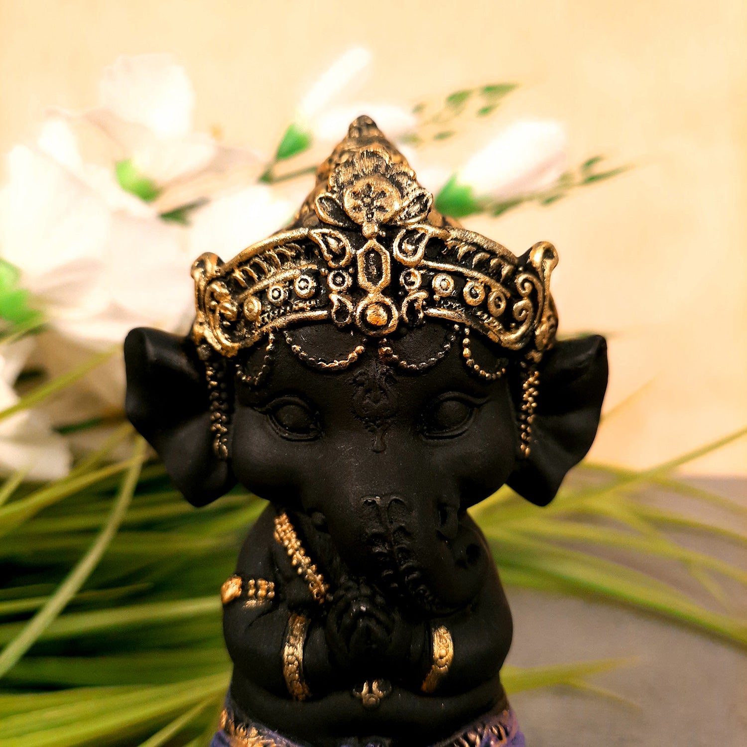 Cute Ganesha Statue - Ganesh Idol for Home - 6 Inch- Apkamart