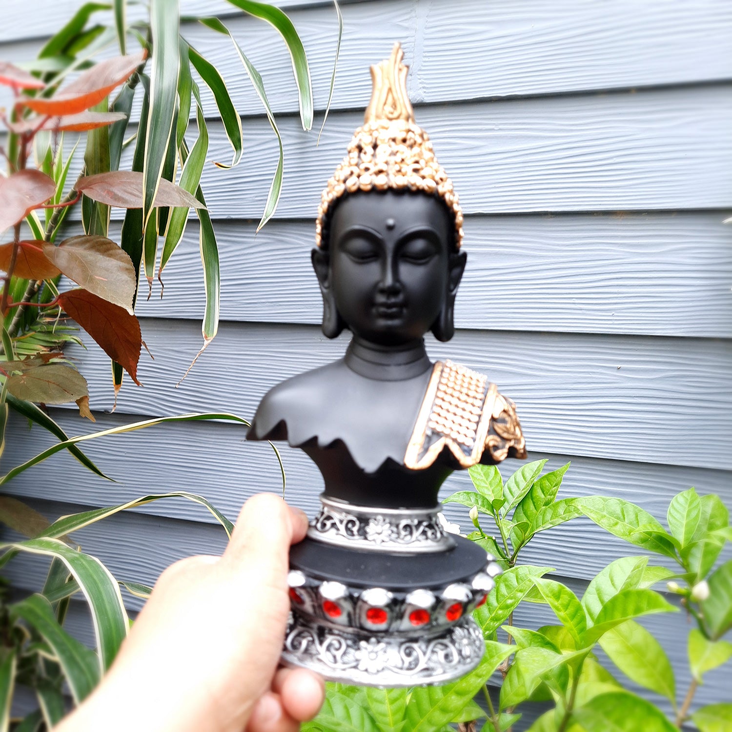 Buddha Head Home Decor -for Home Decor & Spiritual Living - 10 Inch- Apkamart