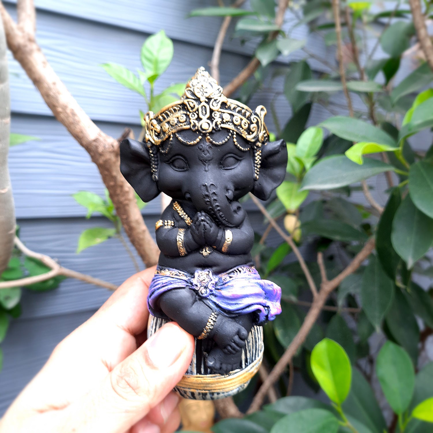 Cute Ganesha Statue - Ganesh Idol for Home - 6 Inch- Apkamart