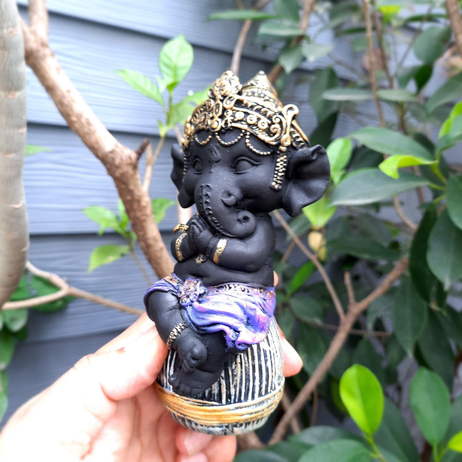 Cute Ganesha Statue - Ganesh Idol for Home - 6 Inch- Apkamart
