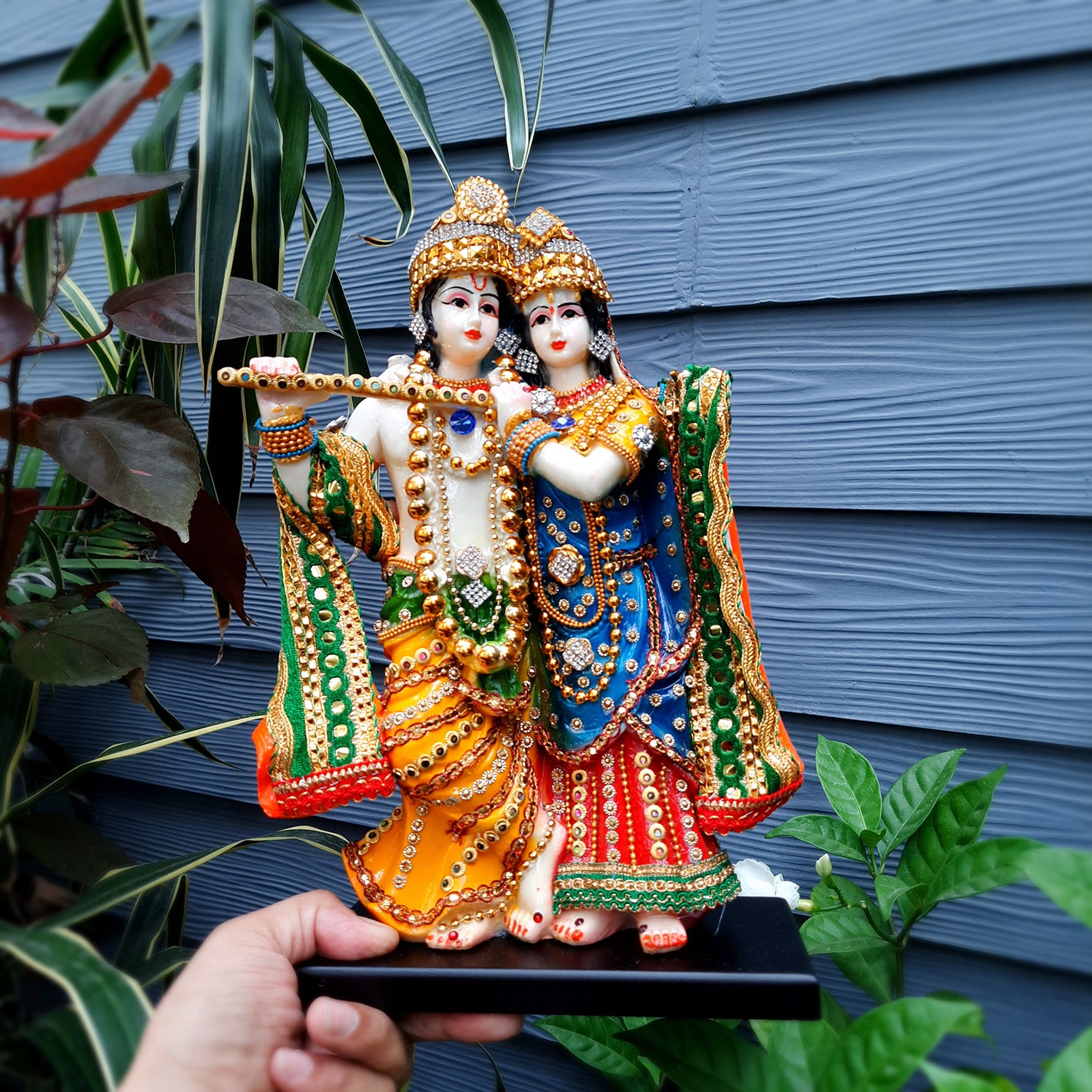 Radha Krishna Idol -Radha Krishna Murti for Gift -12 Inch- Apkamart