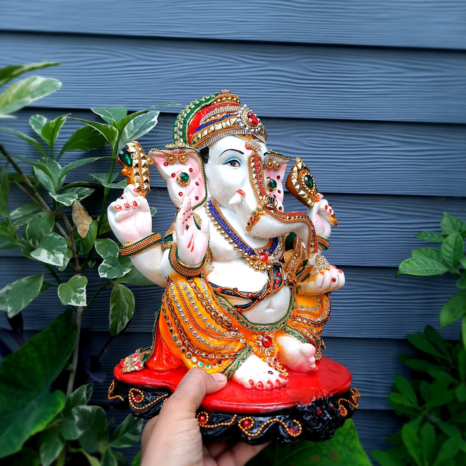 Lord Ganesha Murti | Ganesh Murti for Ganesh Chaturthi - 13 Inch- Apkamart