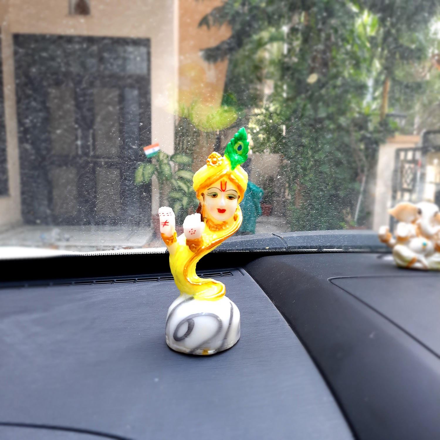 Radha Krishna Statue - For Home & Puja Temple - 6 inch (Set of 2)- Apkamart