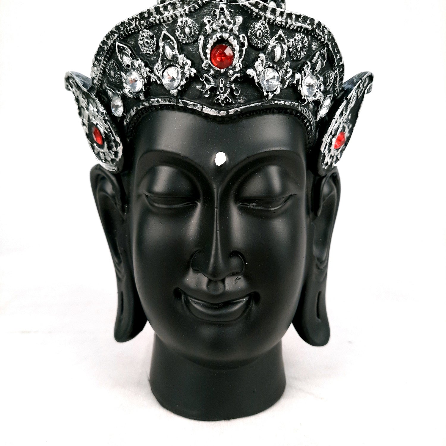 Buddha Head Statue | Lord Gautam Buddha Showpiece - For Living room, Home, Table, Office Decor & Gift- 12 Inch - Apkamart