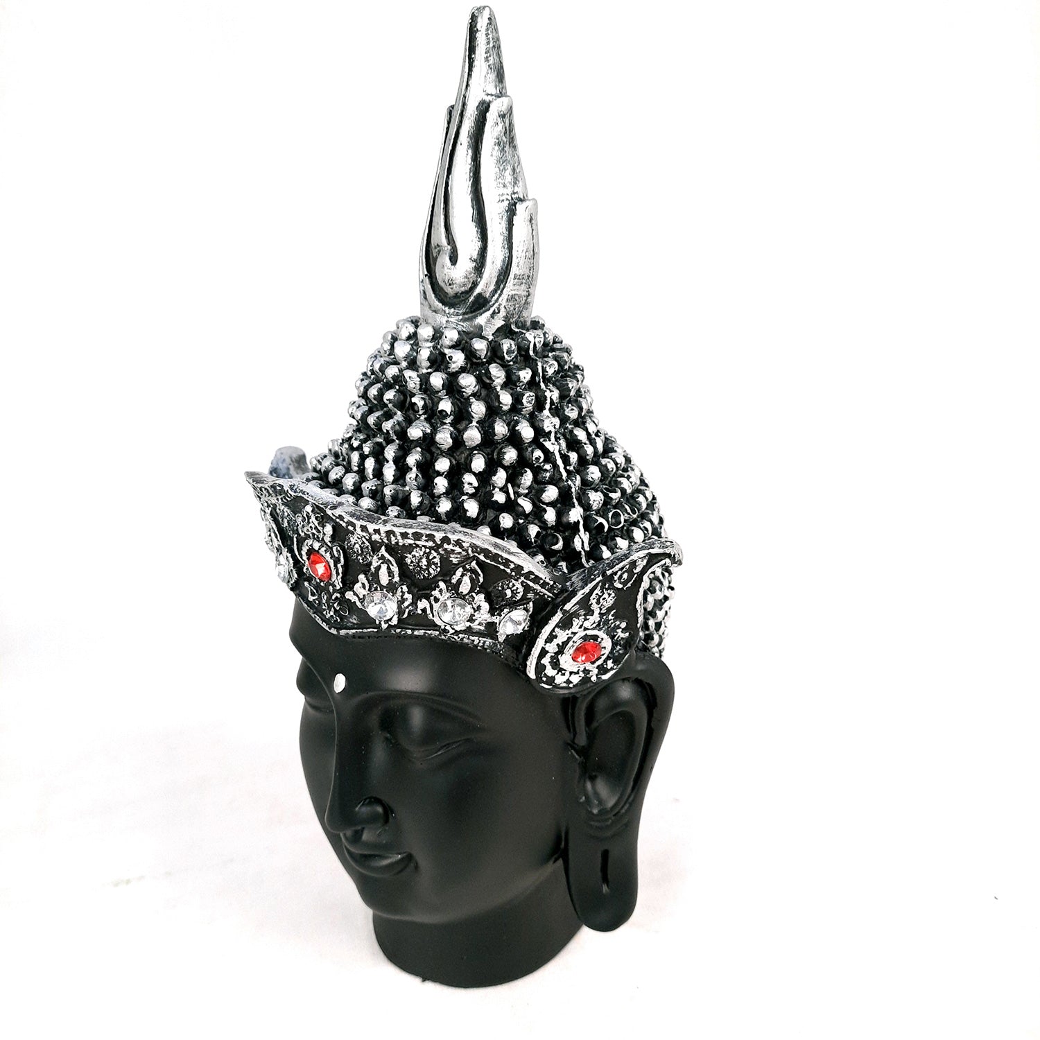 Buddha Head Statue | Lord Gautam Buddha Showpiece - For Living room, Home, Table, Office Decor & Gift- 12 Inch - Apkamart