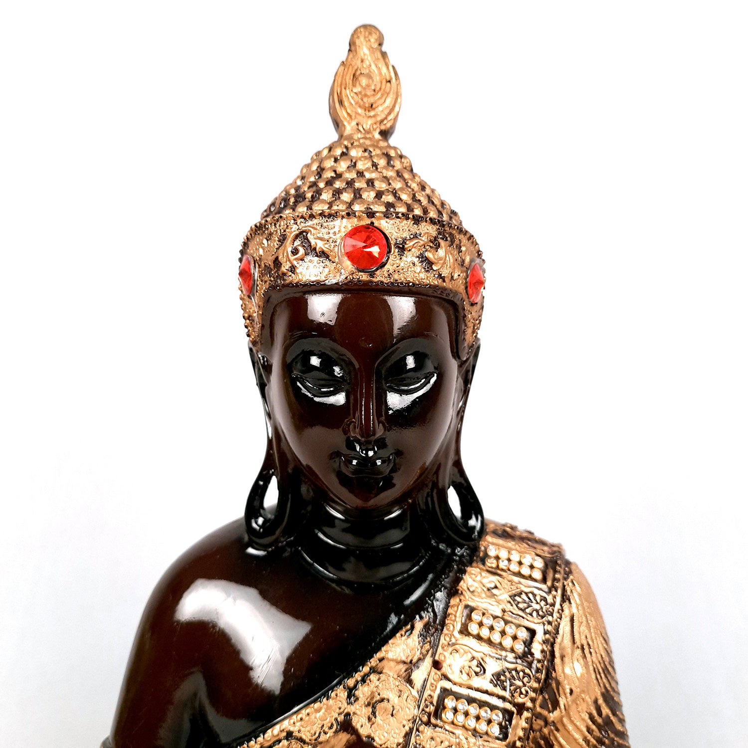 Buddha Statue | Lord Gautam Buddha in Meditation Showpiece - For Living room, Home, Table, Office Decor & Gift - 11 Inch - Apkamart