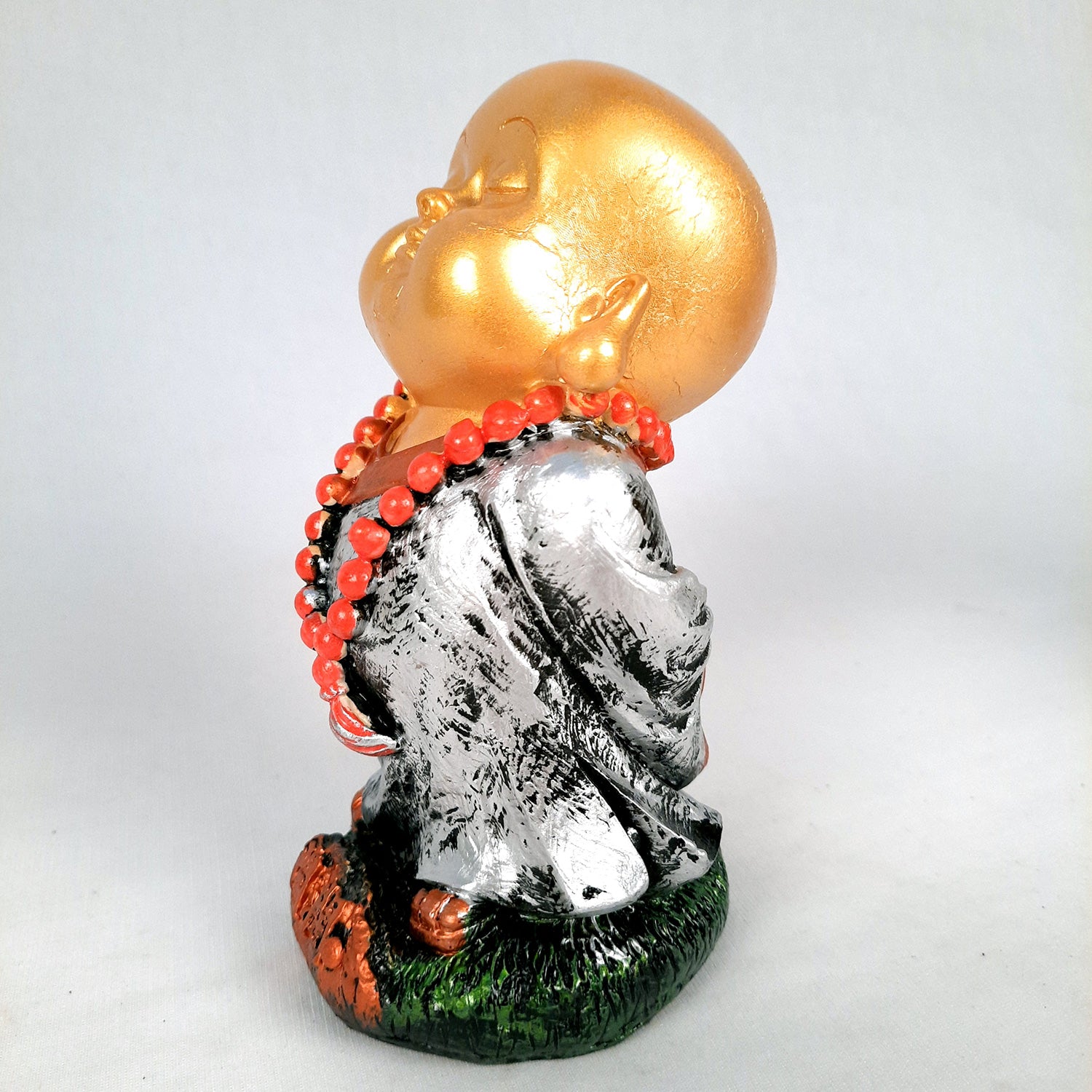 Buddha Baby Monk Showpiece | Feng Shui Child Monk Statue - for Home & Table Decor, Health, Wealth, Office Desk & Gift - Set of 3 -Apkamart