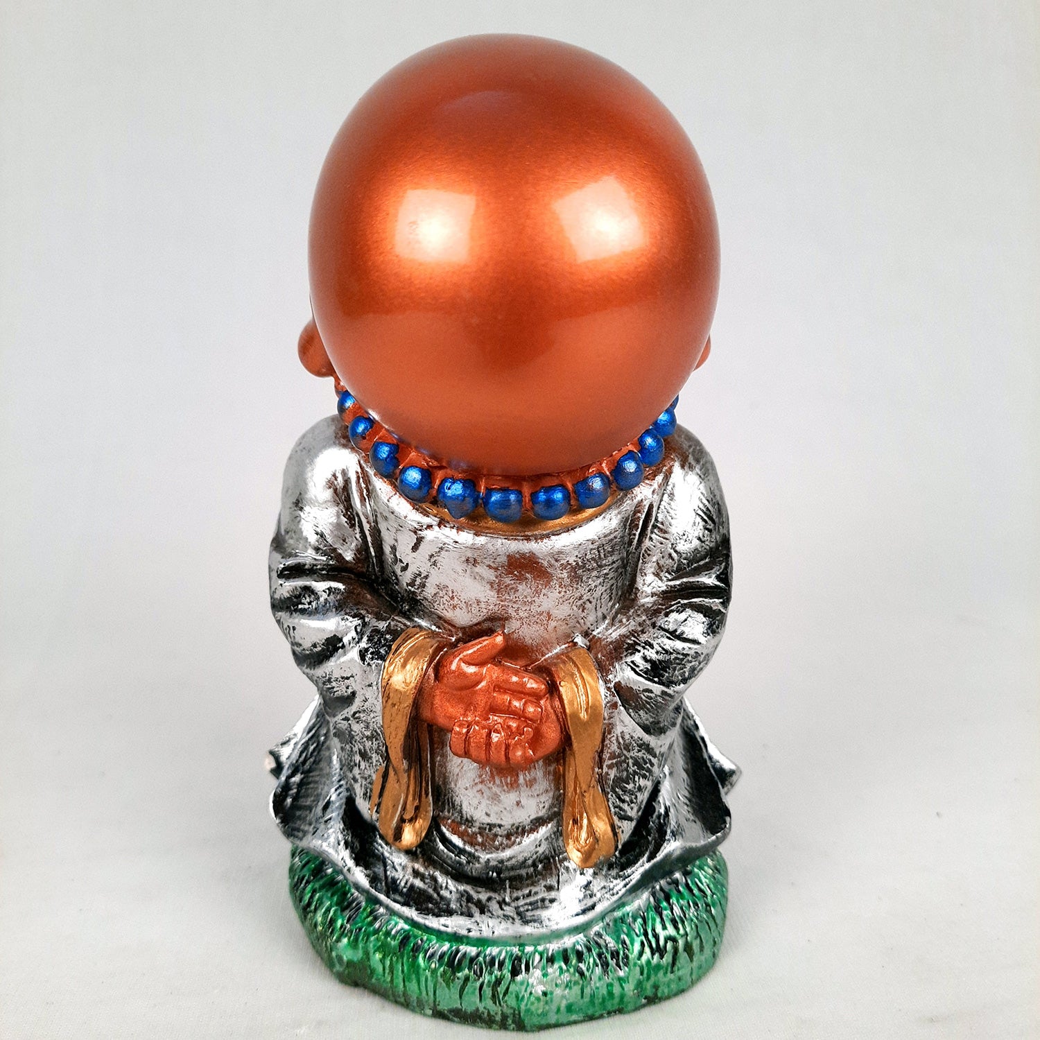 Buddha Baby Monk Showpiece | Feng Shui Decor - For Good Luck, Home, Table, Office Decor & Gift - 5 Inch (Set of 3) - Apkamart