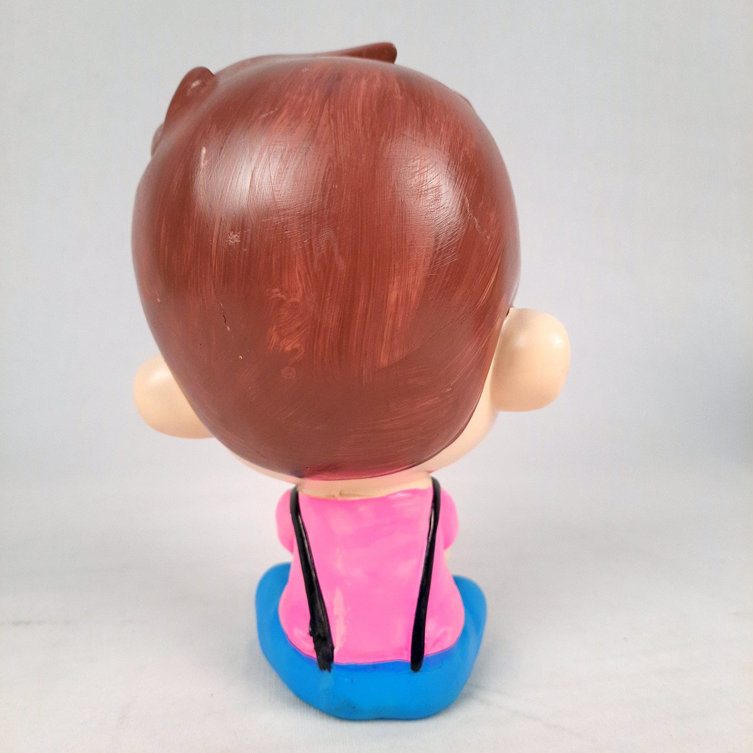 Two Boys Sitting Showpiece | Human Figurine | Cute Resin Showpiece - for Living Room, Home, Table Decor, Gift for Him - 8 Inch (Set of 2) - Apkamart